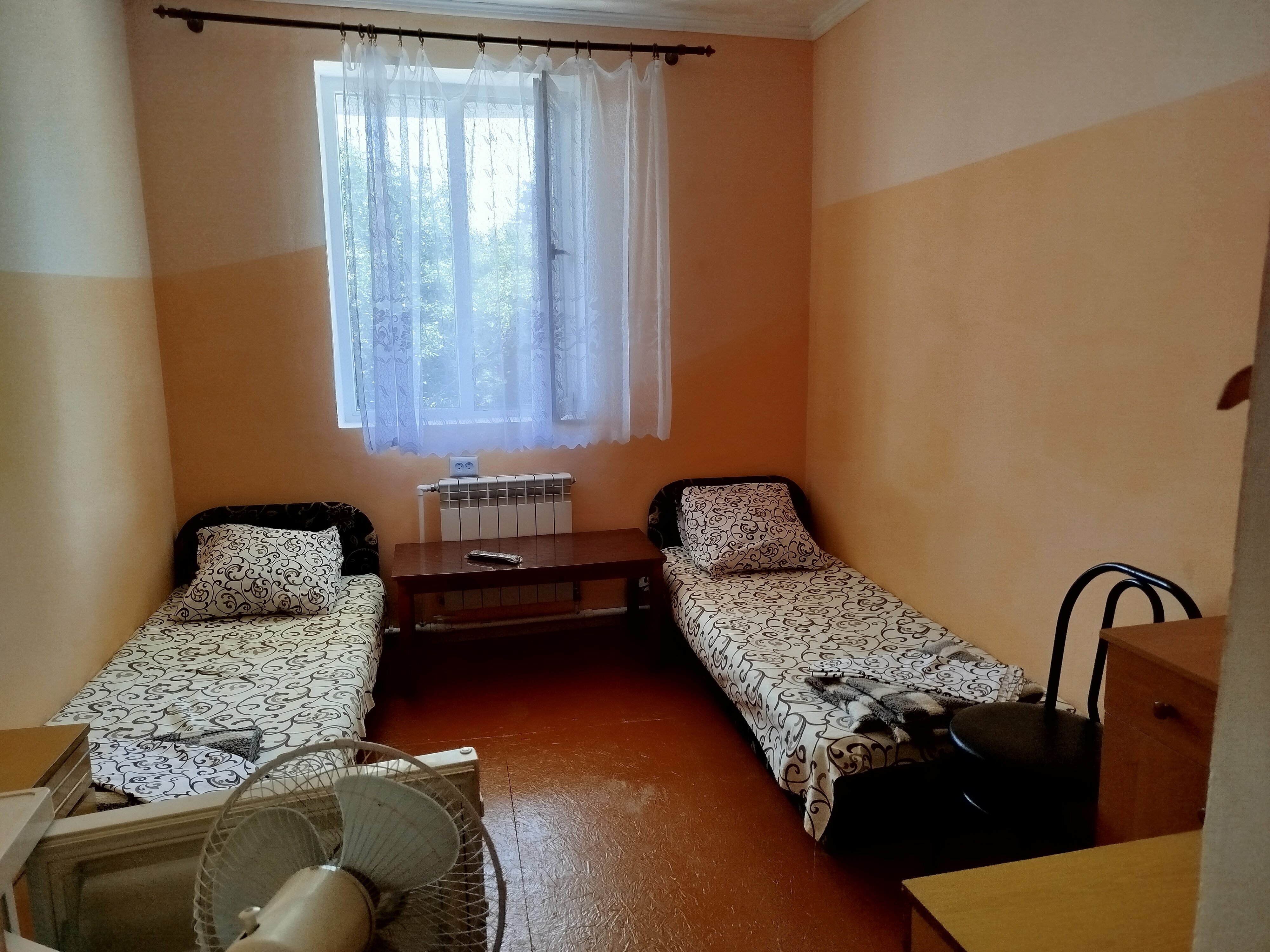 Двухместный номер с 1 кроватью или 2 отдельными кроватями и общей ванной комнатой