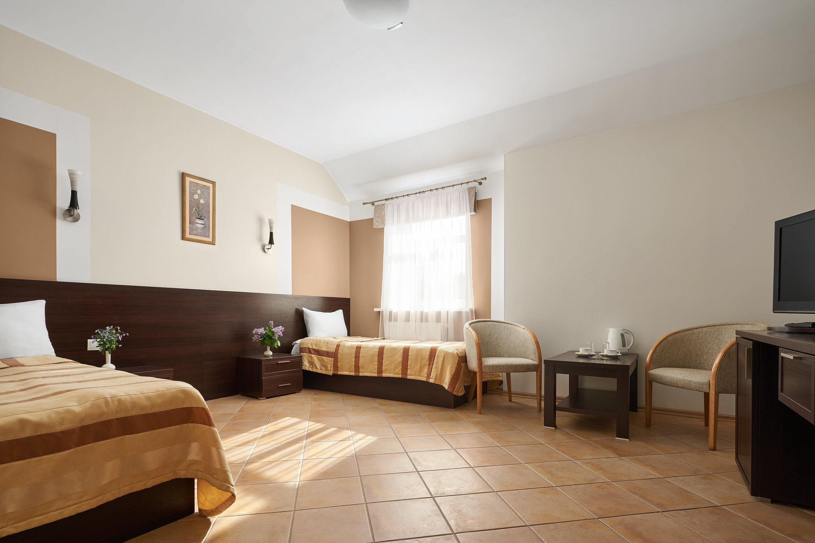 Двухместный номер с 2 отдельными кроватями