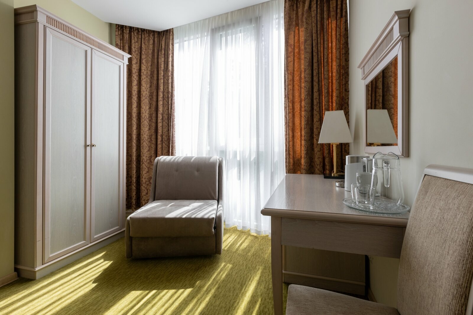 Двухместный номер с 1 кроватью и видом на парк