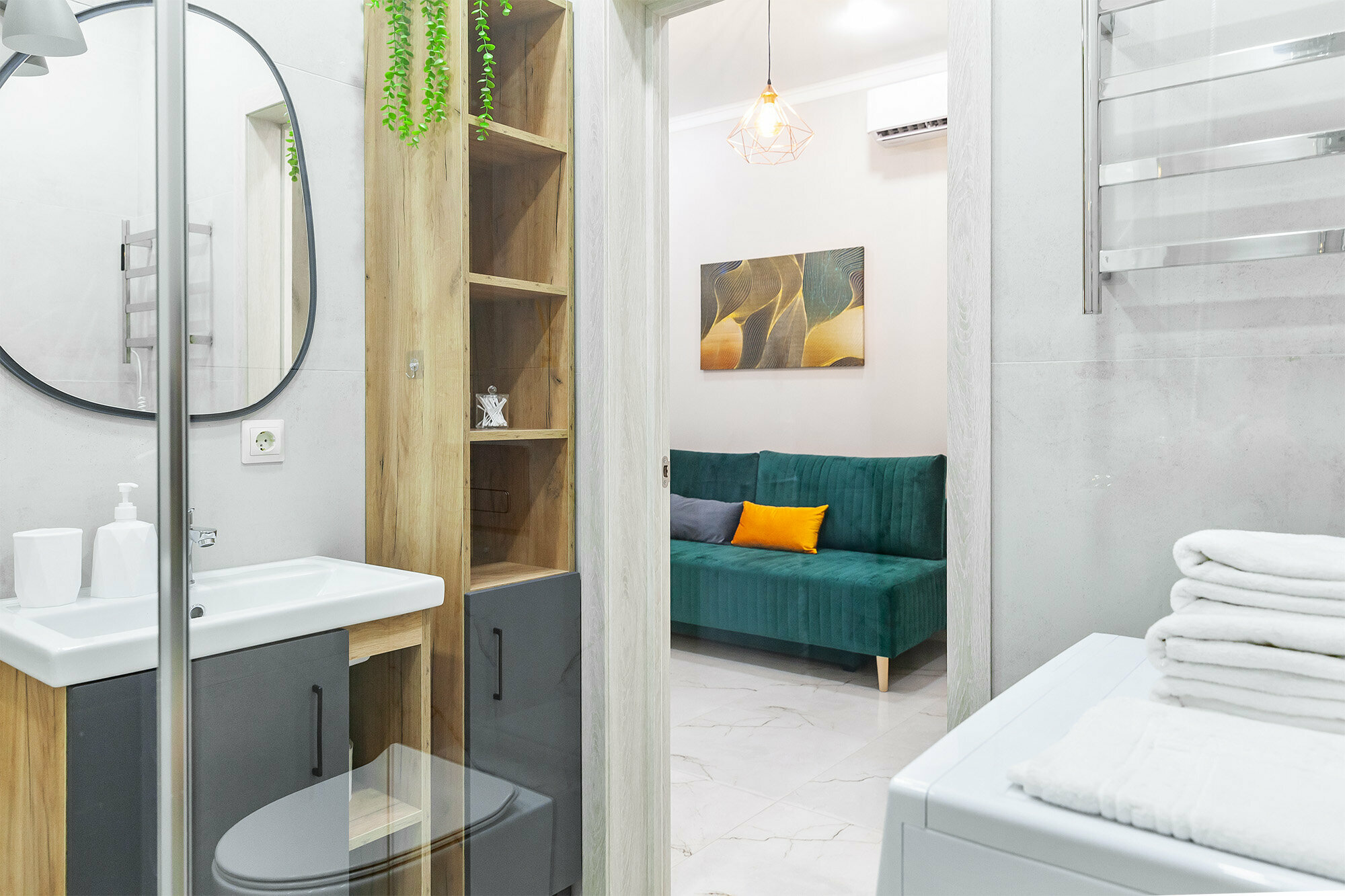 Апартаменты с 1 спальней