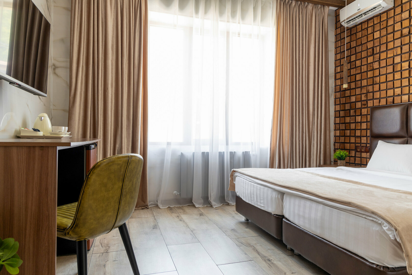 Стандартный двухместный номер с 1 кроватью или 2 отдельными кроватями