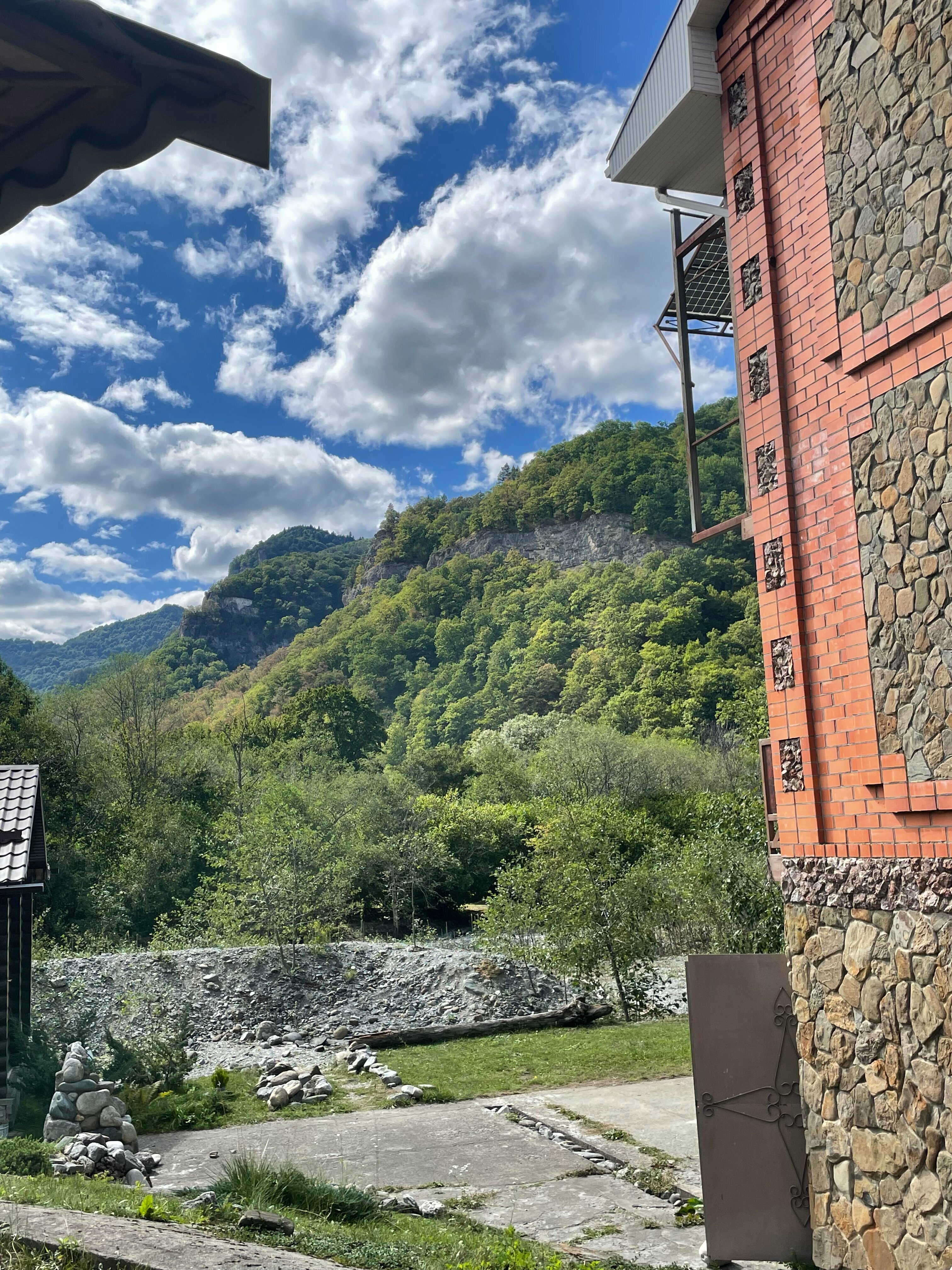 Двухместный номер с 1 кроватью и видом на горы