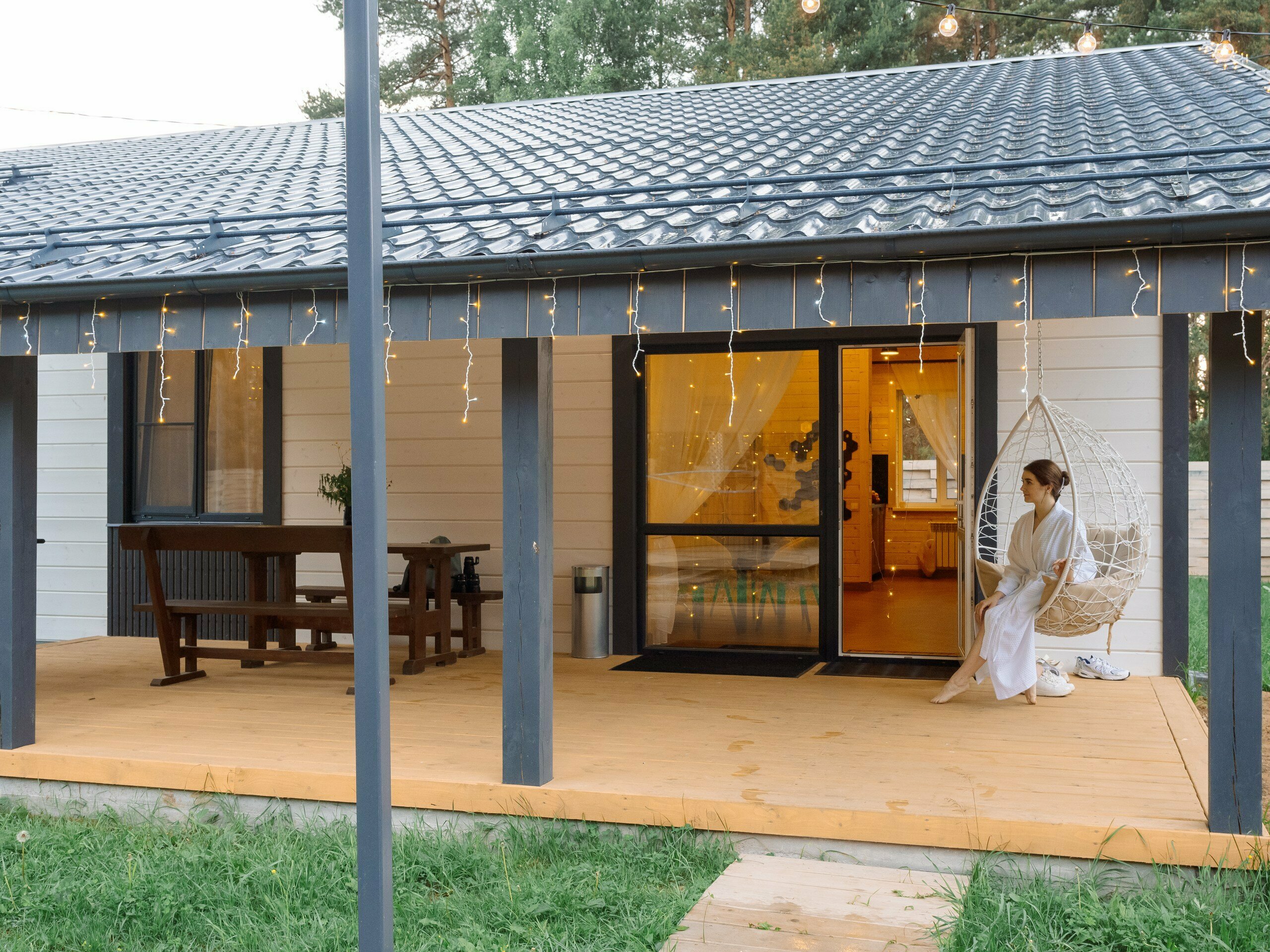 Коттедж с видом на лес