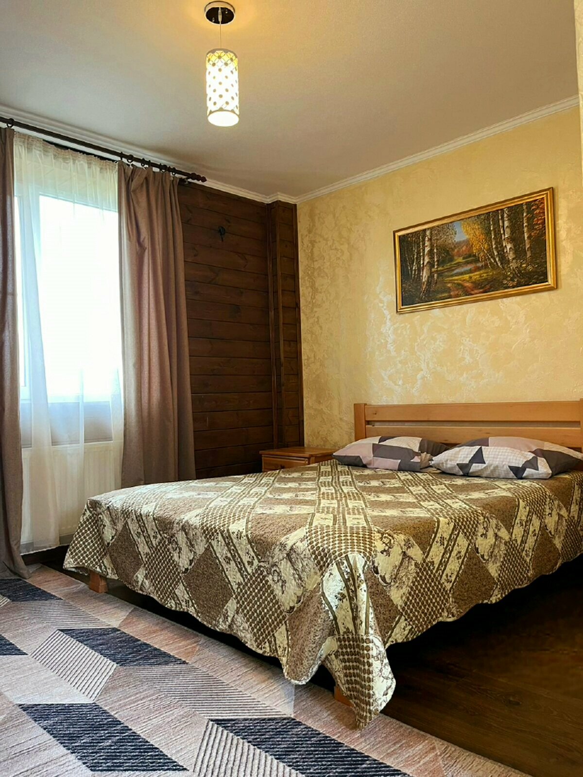 Двухместный номер с 1 кроватью и видом на горы