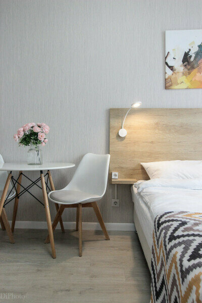 Номер с двуспальной кроватью на 21 этаже с видом на город