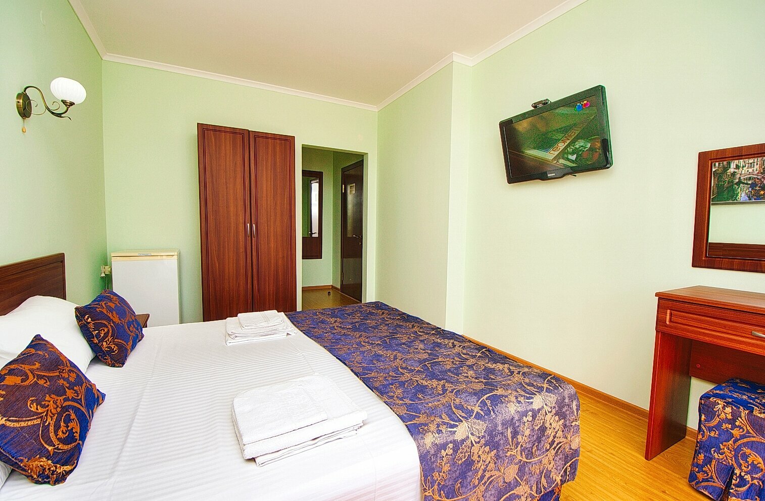 Двухместный номер с 1 кроватью и балконом