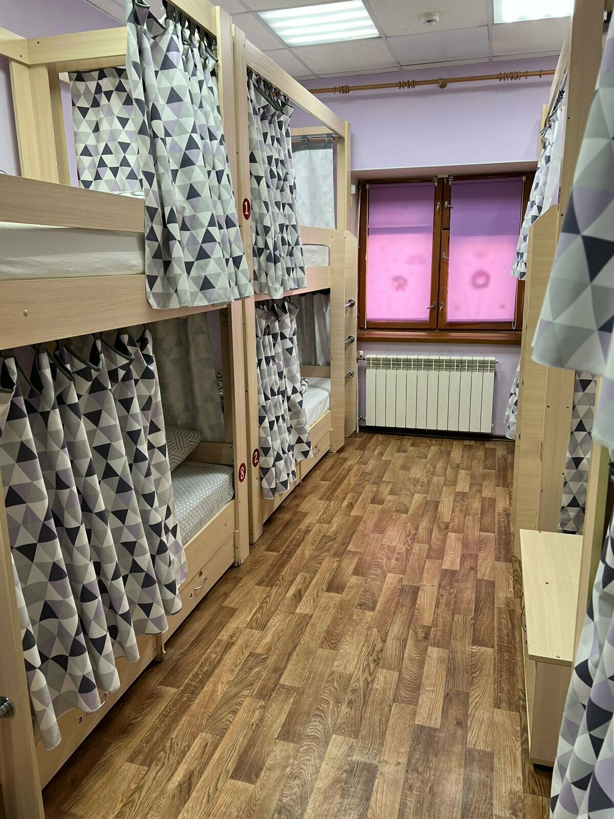 Общий 8-местный номер для мужчин