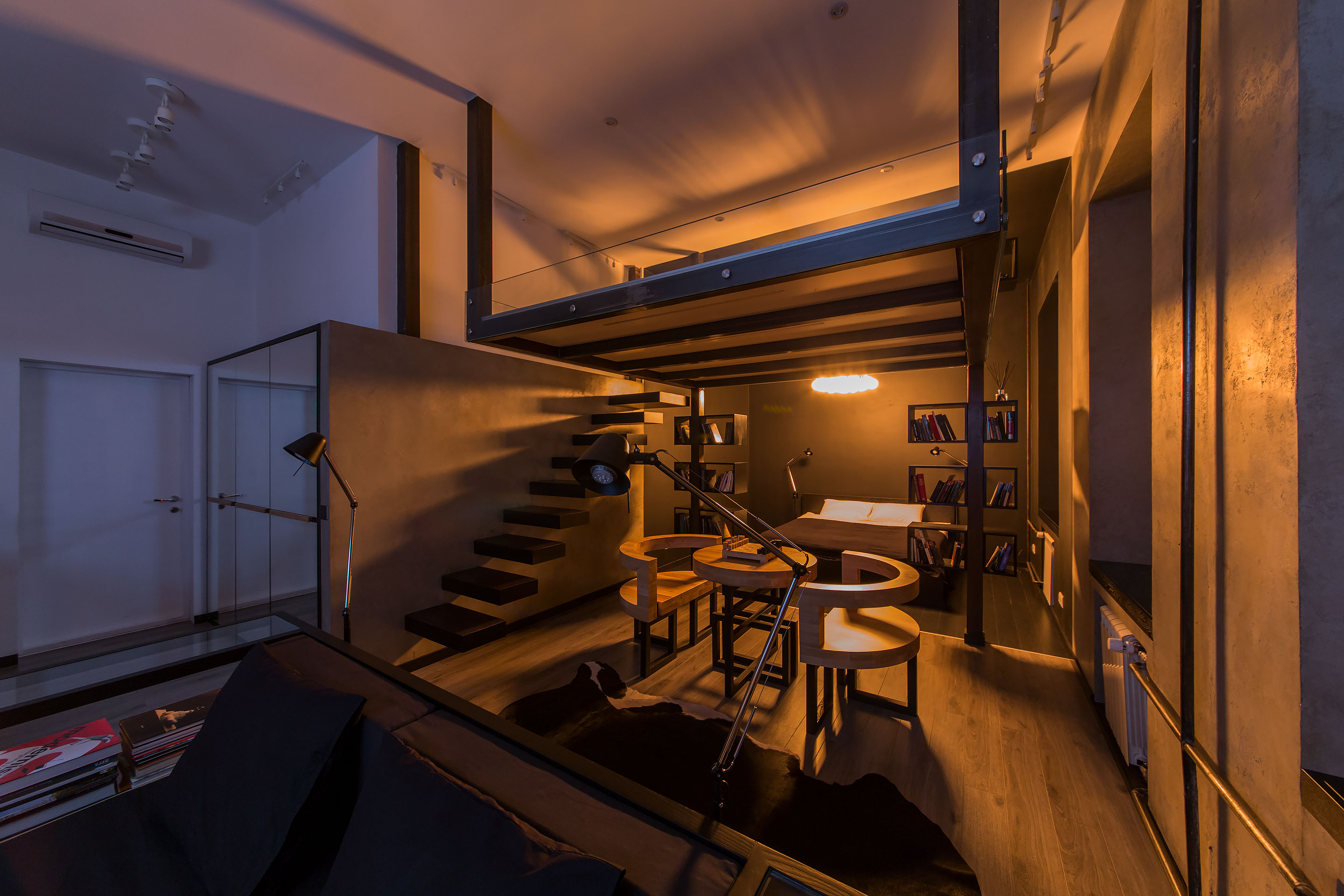 Двухуровневые апартаменты