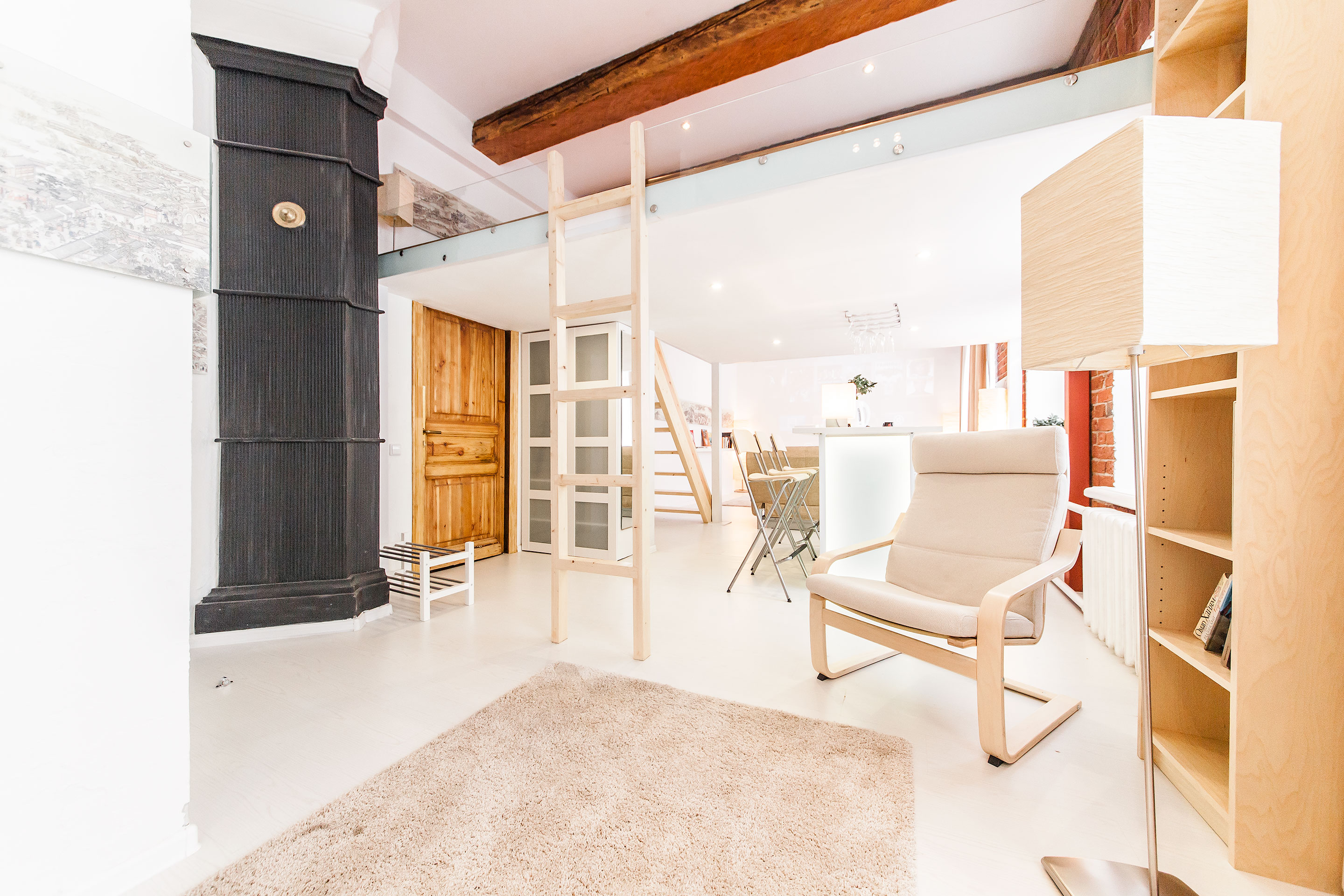 Двухуровневый номер-студия