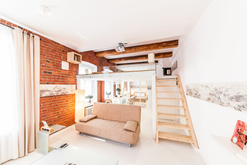 Двухуровневый номер-студия