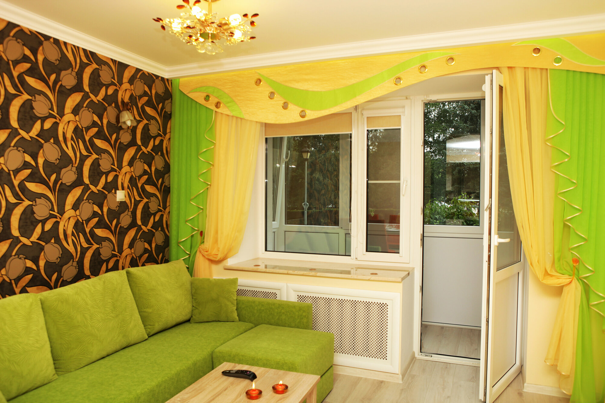 Апартаменты с 1 спальней