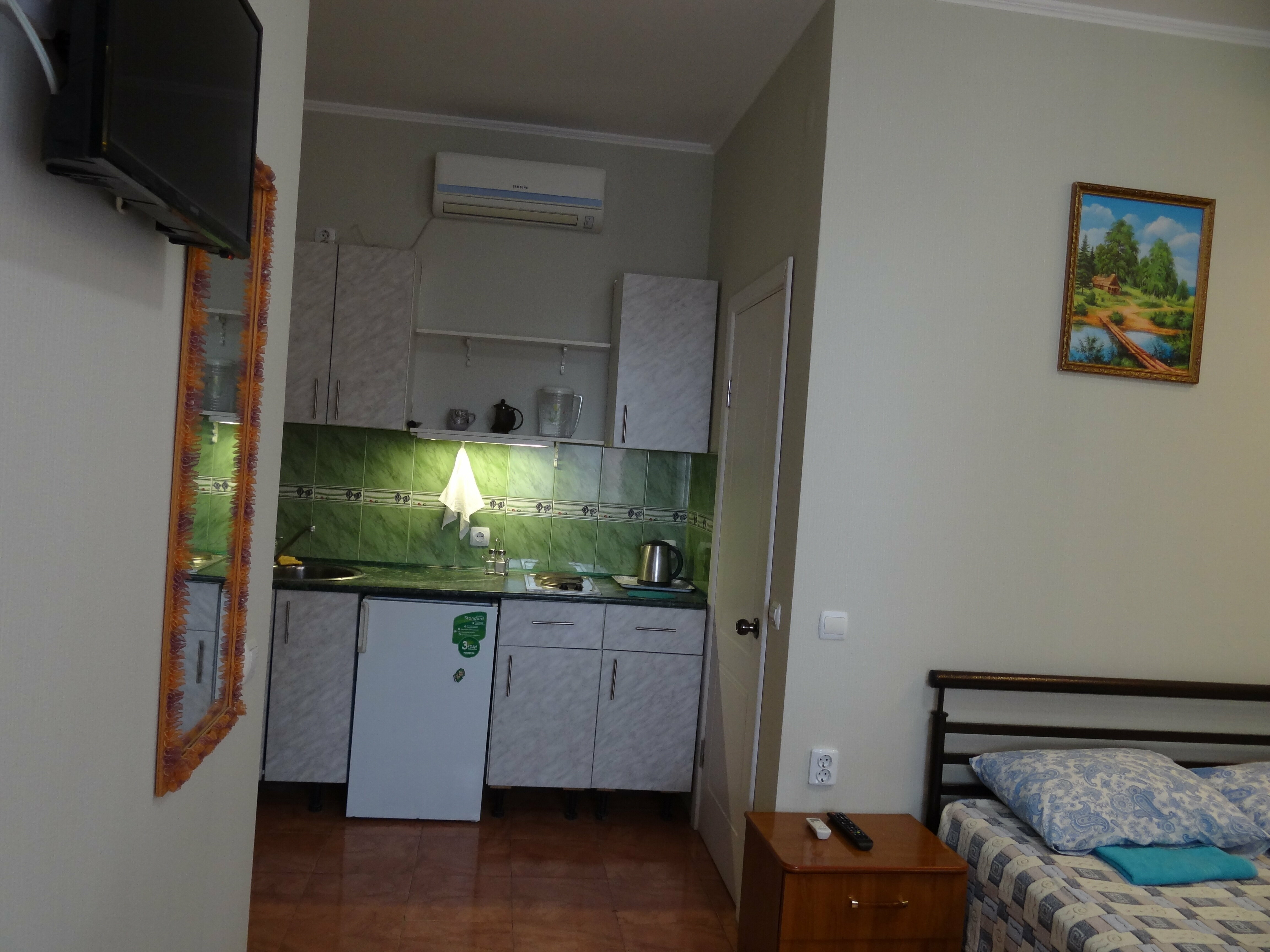 Двухместный номер с 1 кроватью и террасой