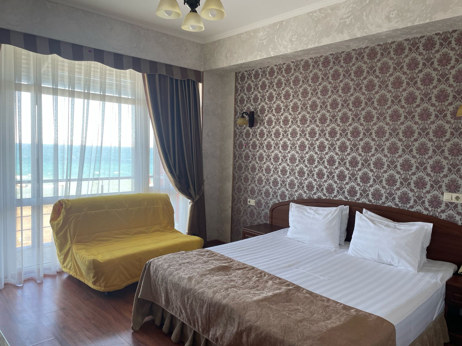 Двухместный номер с 1 кроватью или 2 отдельными кроватями и балконом