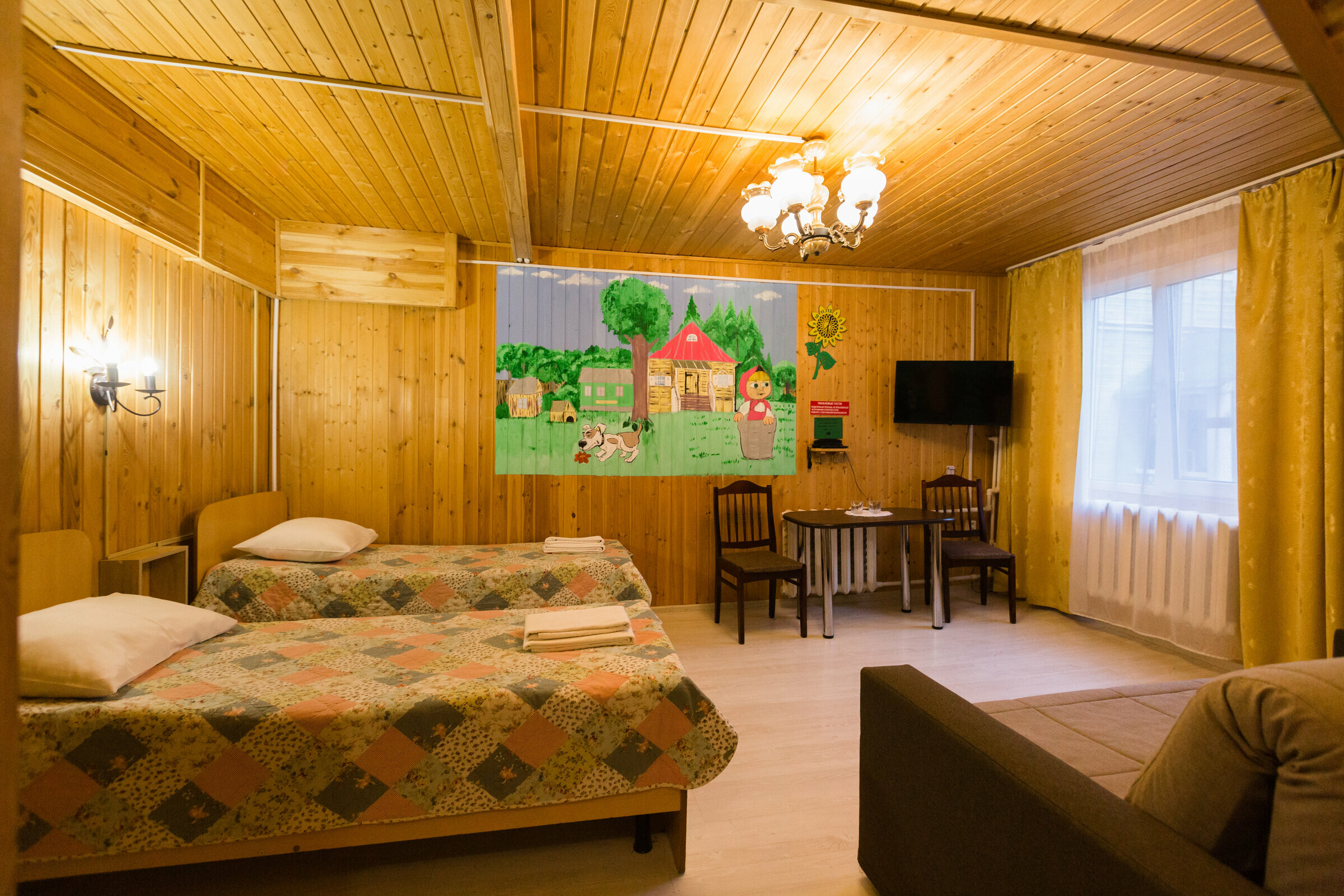 Двухместный номер с 2 двуспальными кроватями