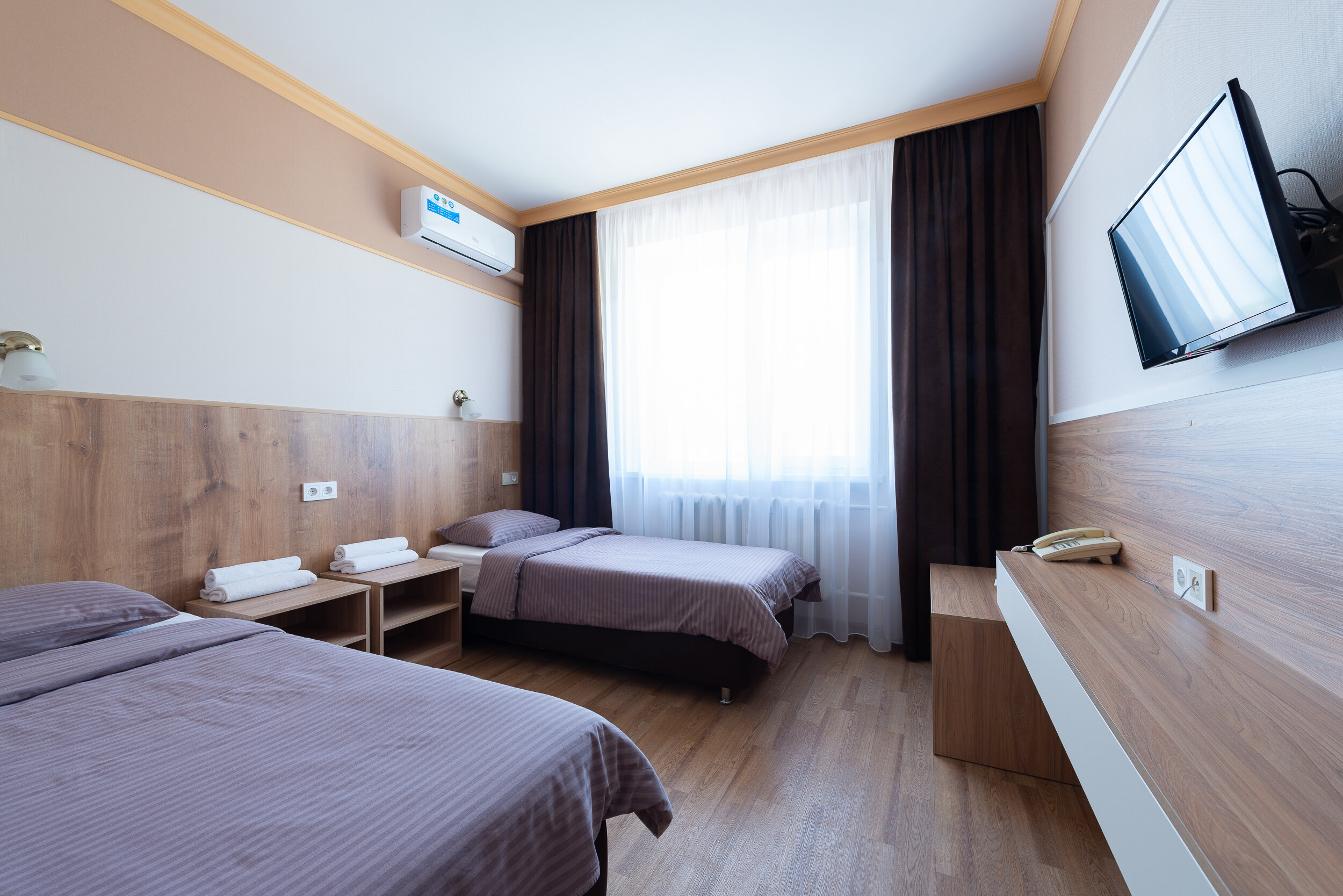 Двухместный номер с 2 отдельными кроватями и душем