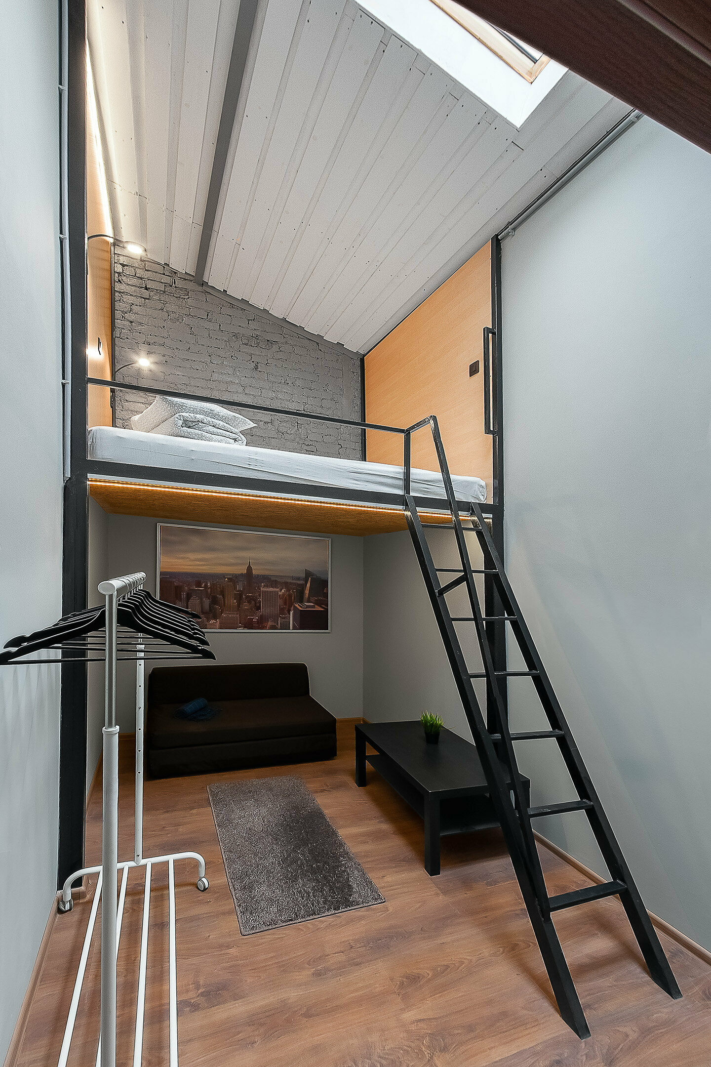 Двухместный номер с 1 кроватью и общей ванной комнатой