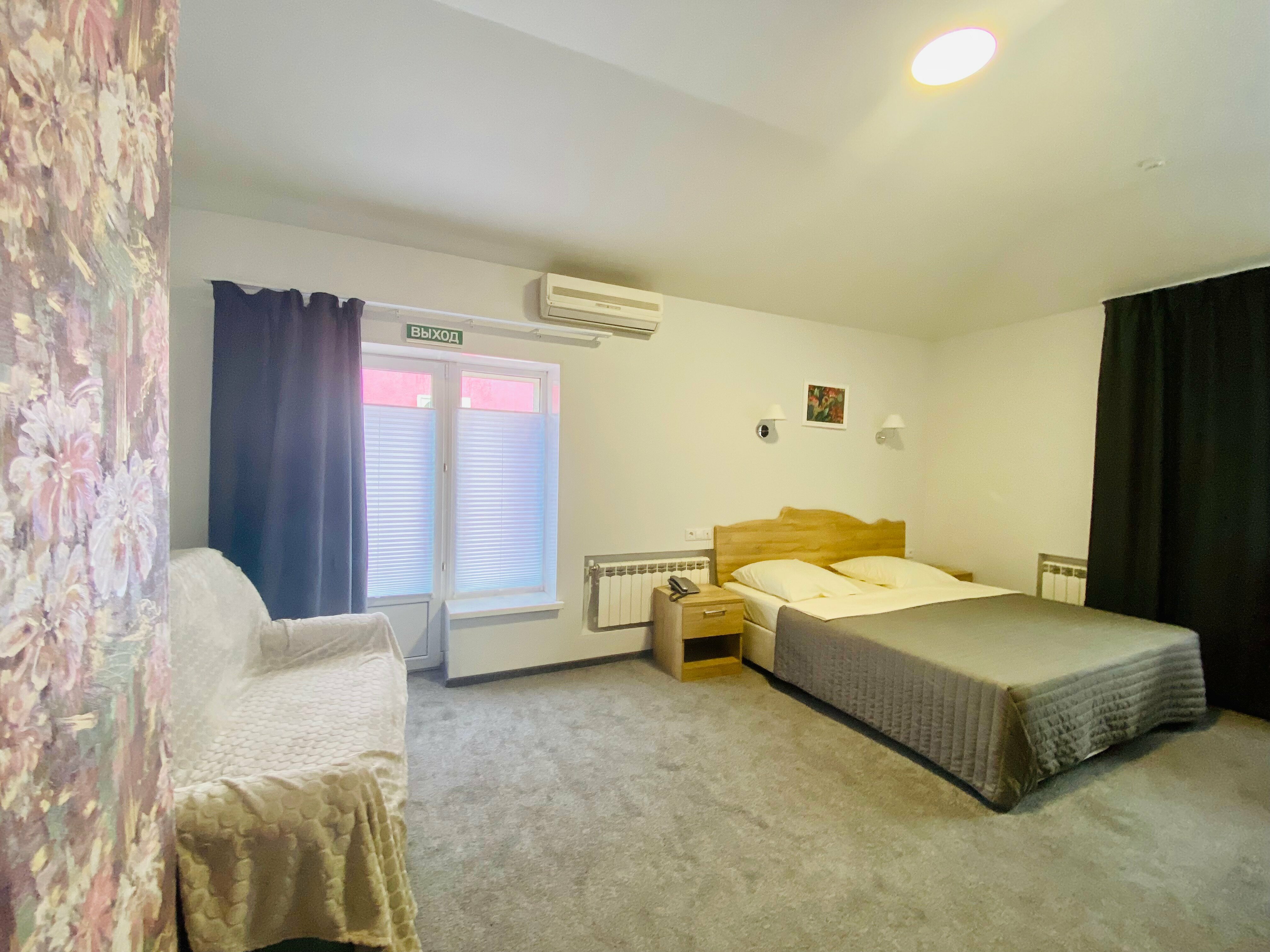 Семейный двухместный номер с 1 кроватью