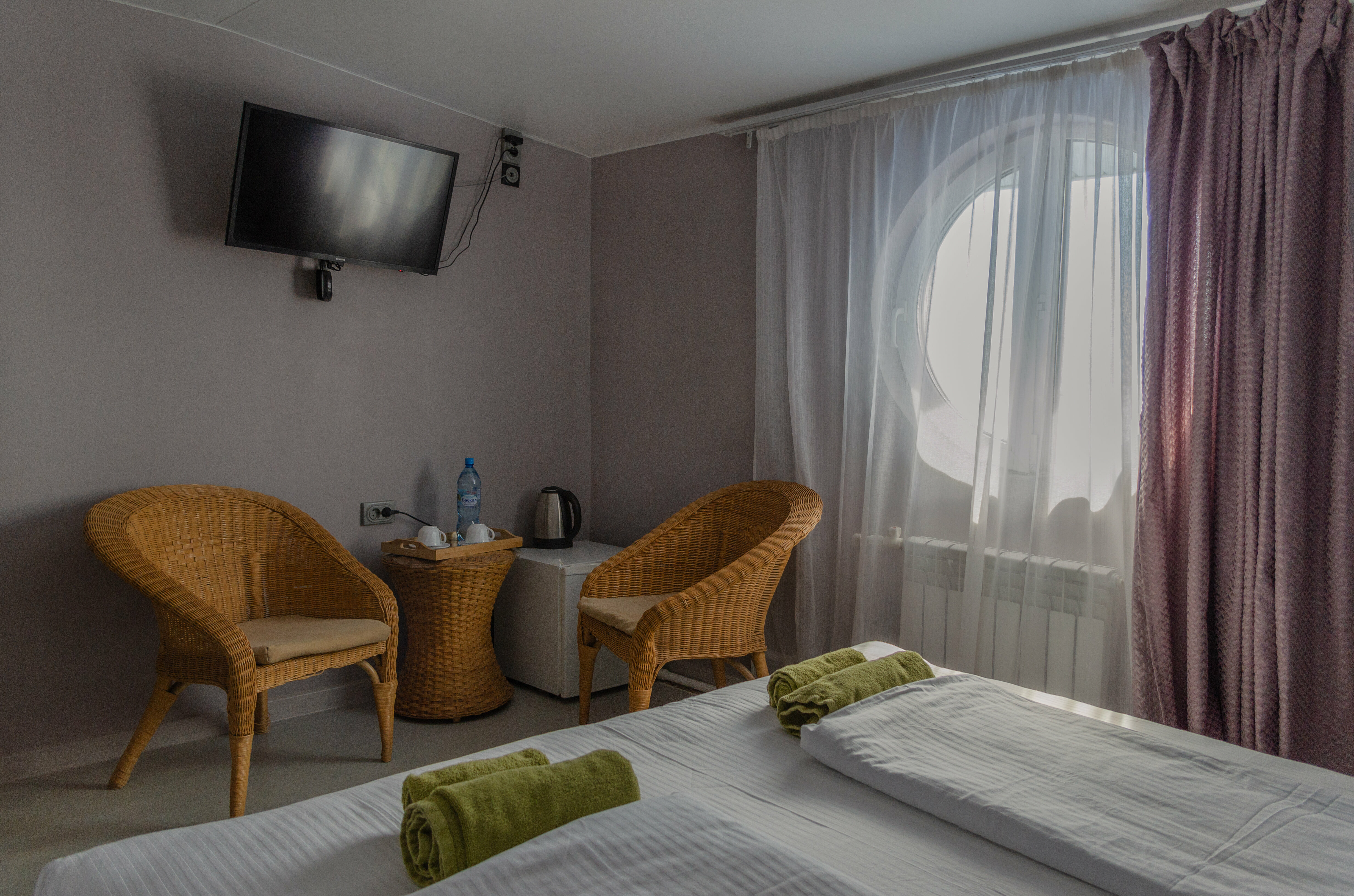 Двухместный номер с 1 кроватью и видом на озеро