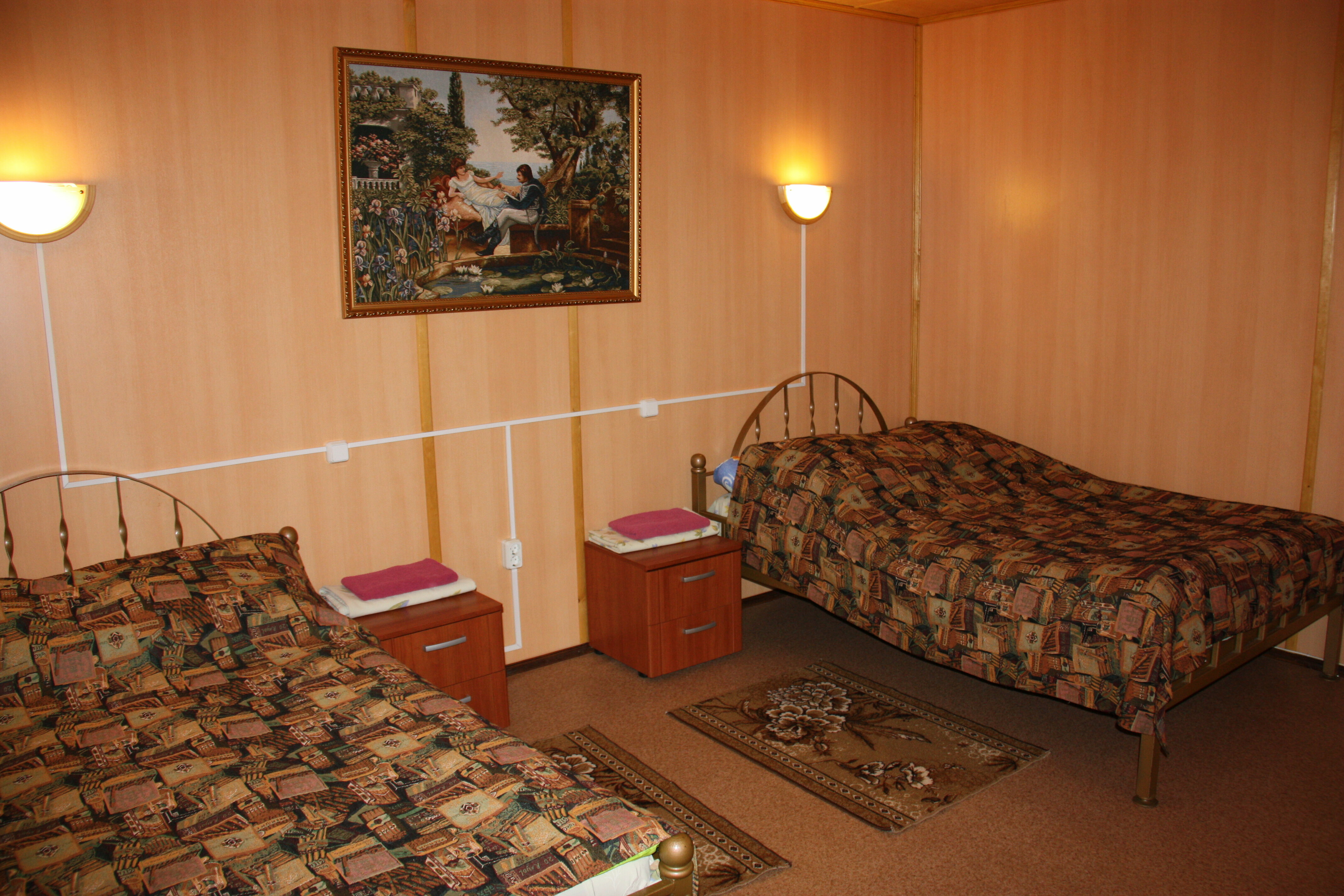 Двухместный номер с 2 двуспальными кроватями