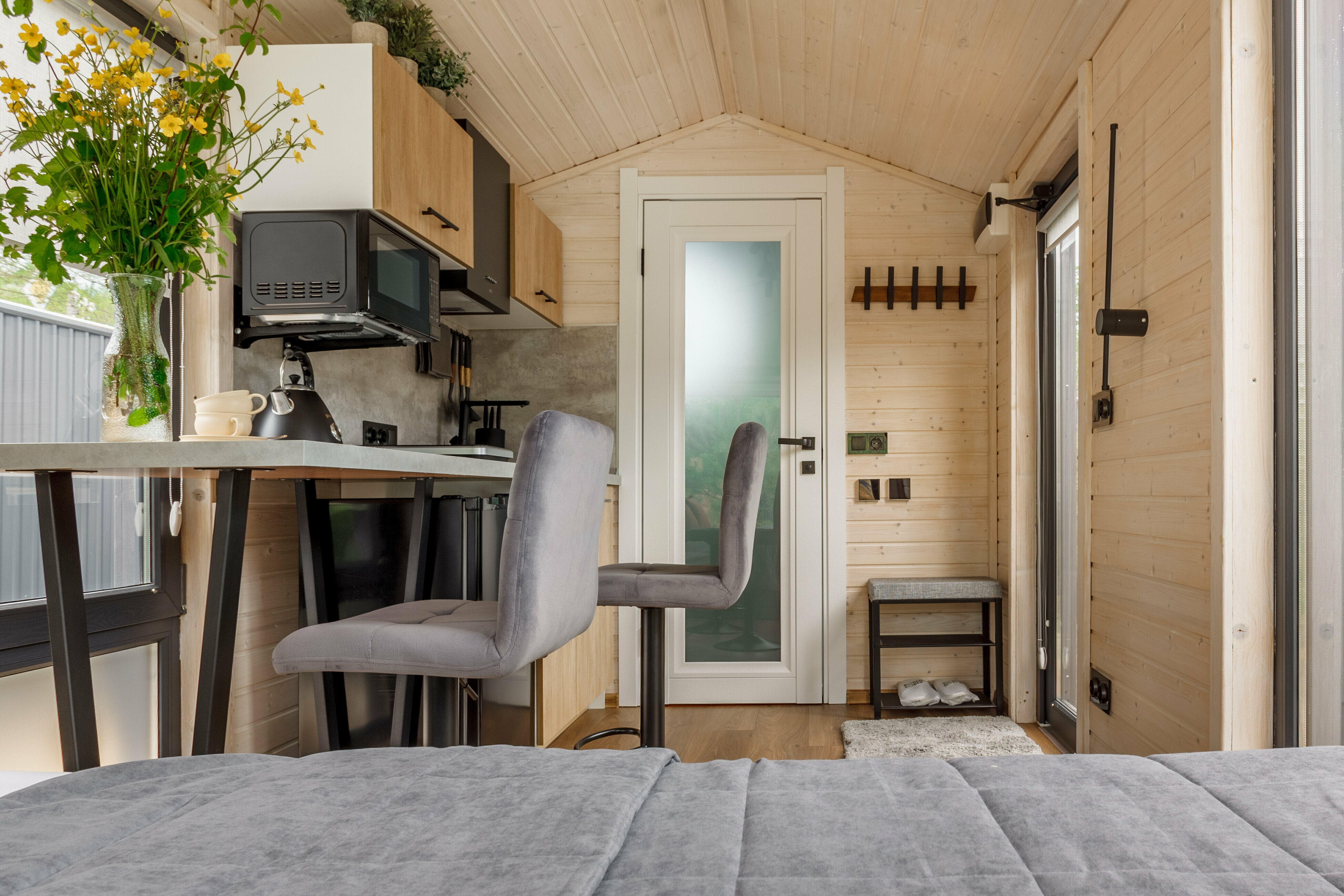 Двухместный номер с 1 кроватью и видом на горы