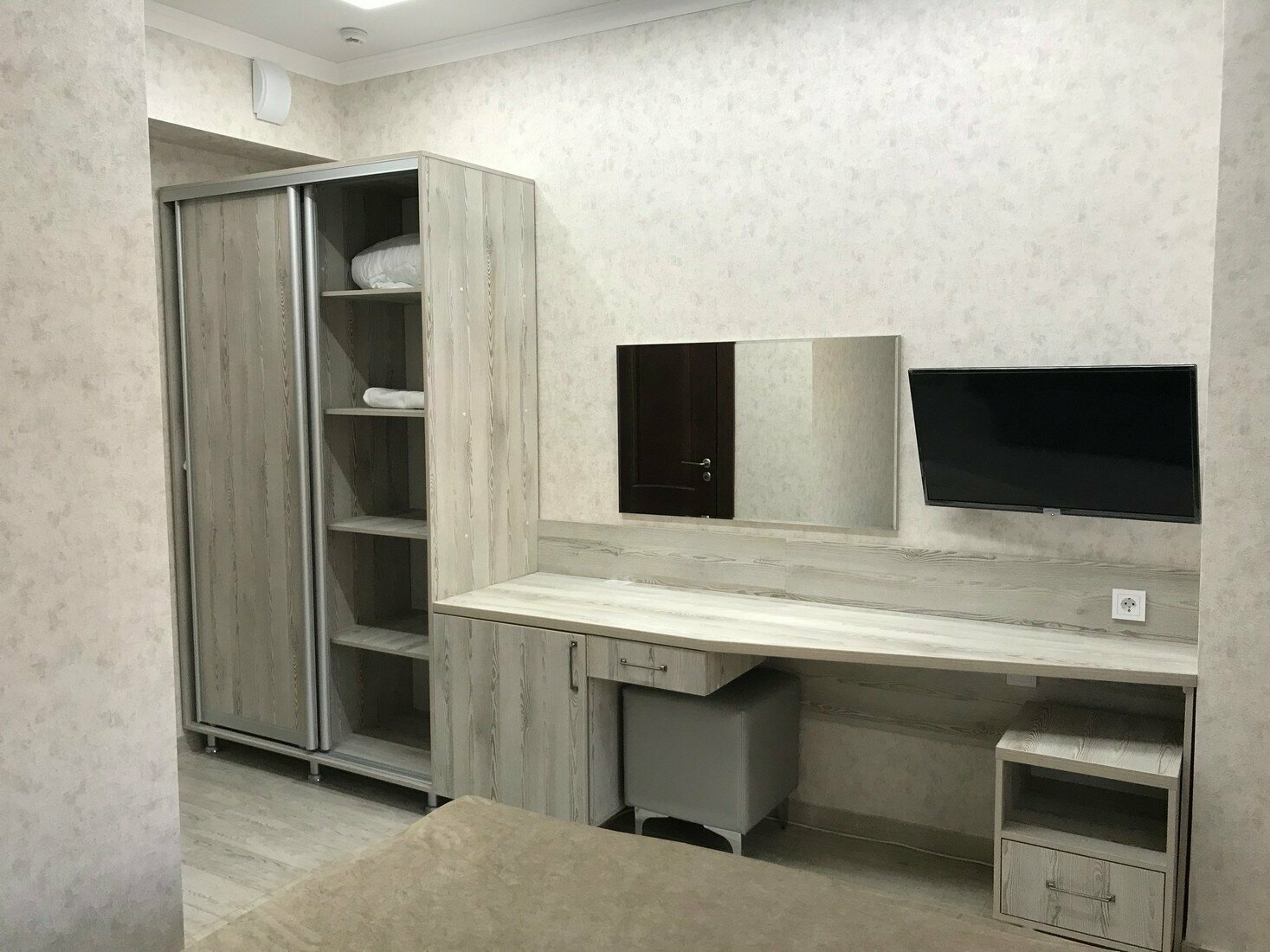 Двухместный номер с 1 кроватью и балконом