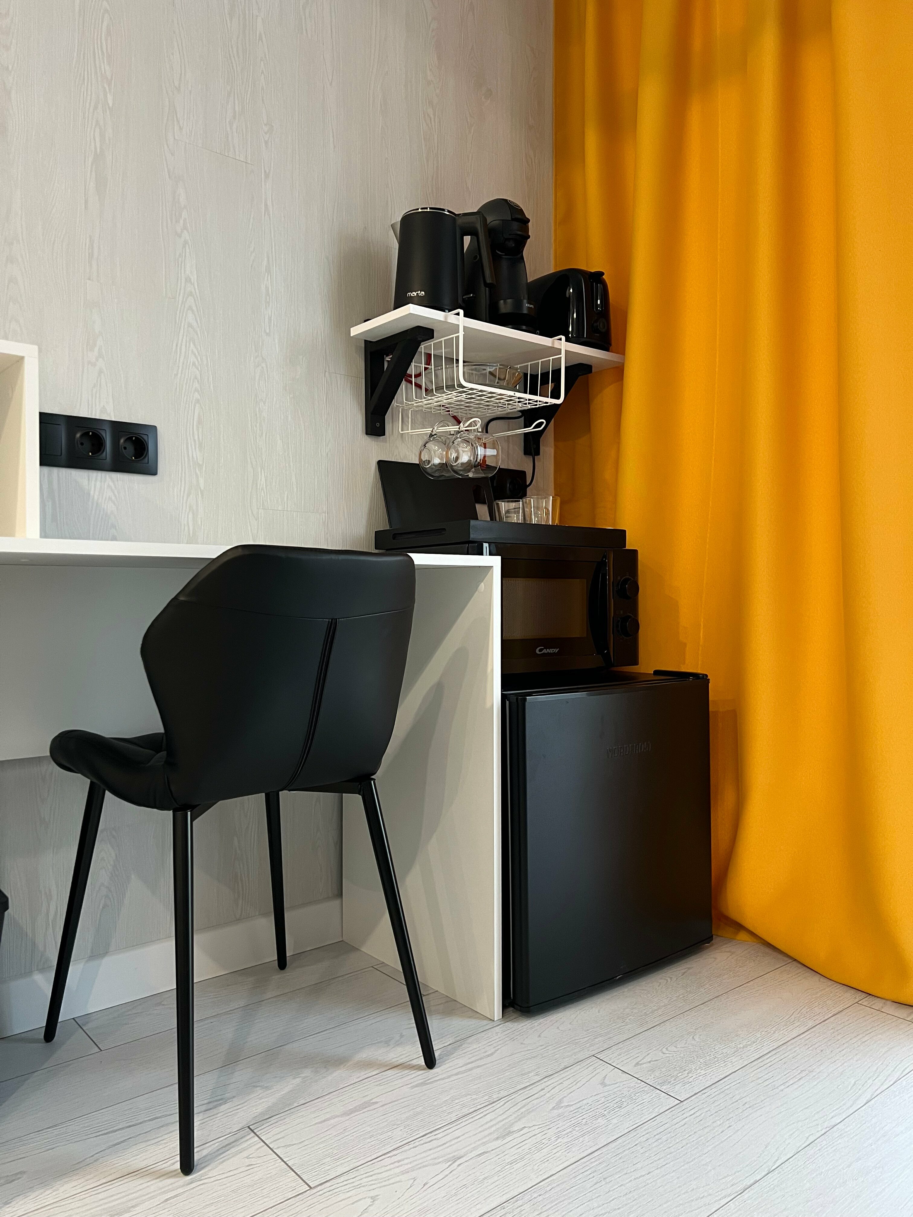 Апартамент "Охра" с мини-кухней и стирально-сушильной машиной