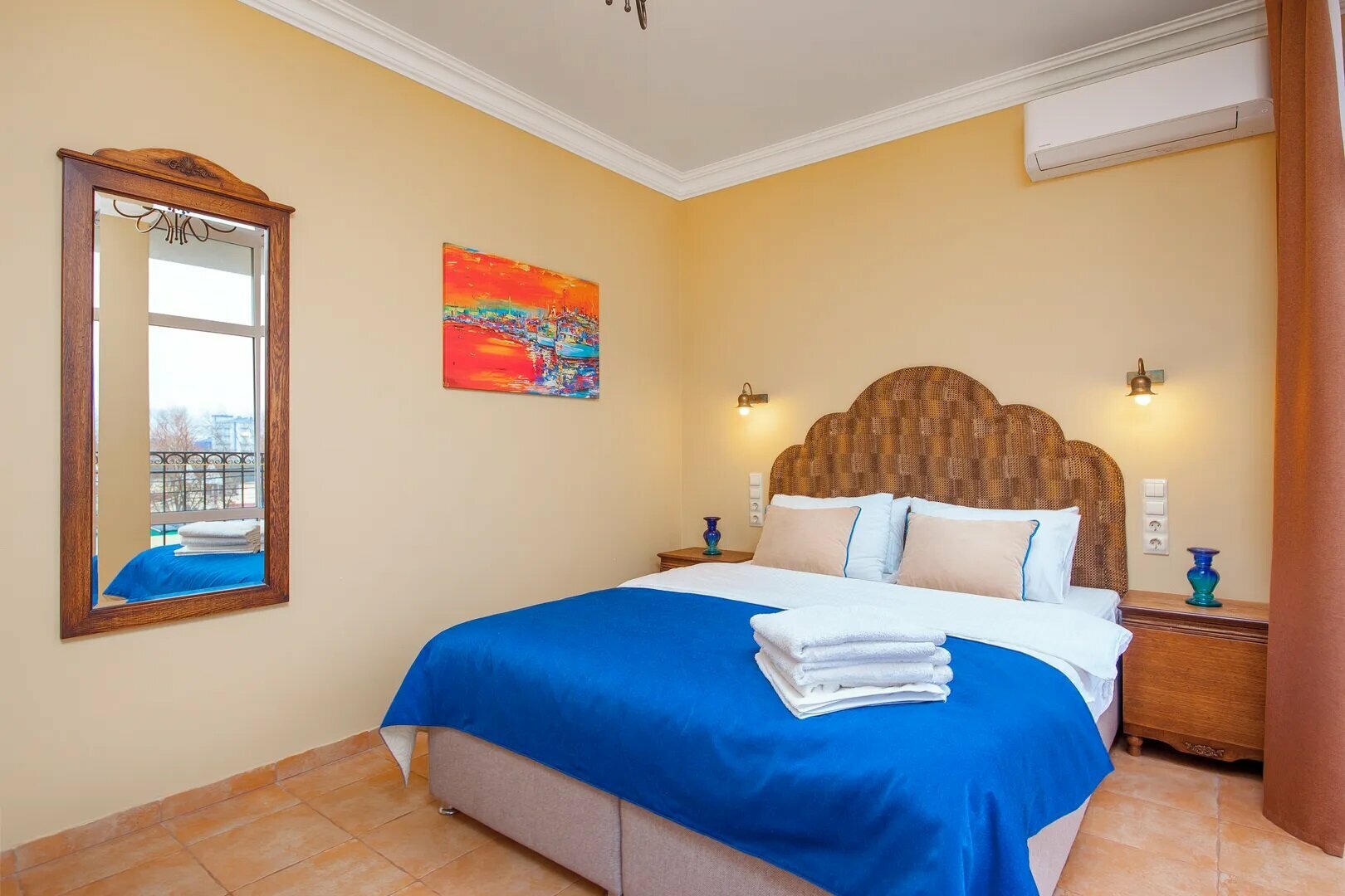 Двухместный номер Делюкс с 1 кроватью и балконом