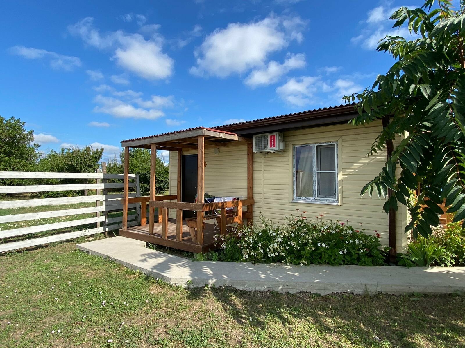 Двухместный номер с 1 кроватью и террасой