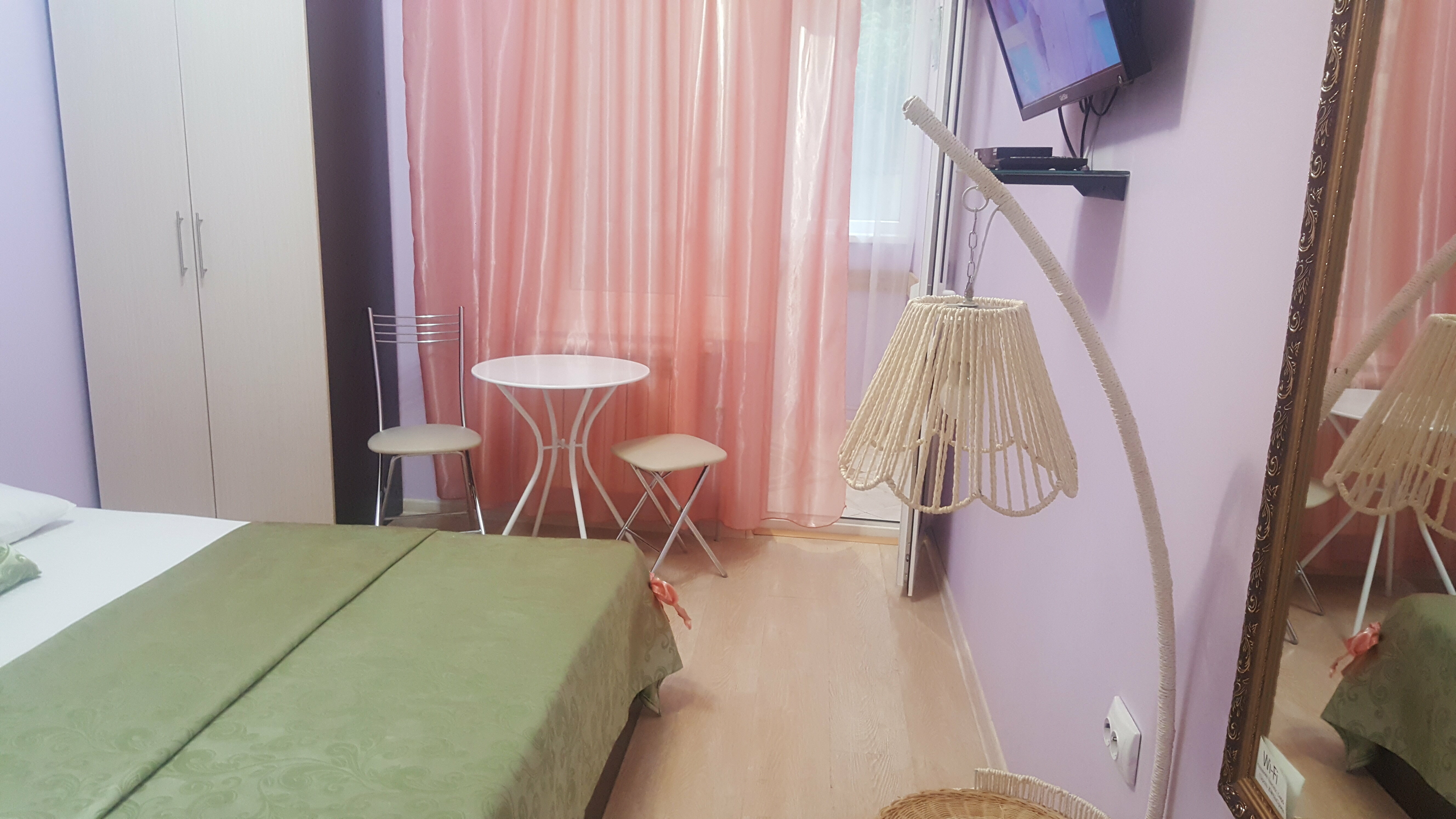 Двухместный номер Делюкс с 1 кроватью и балконом