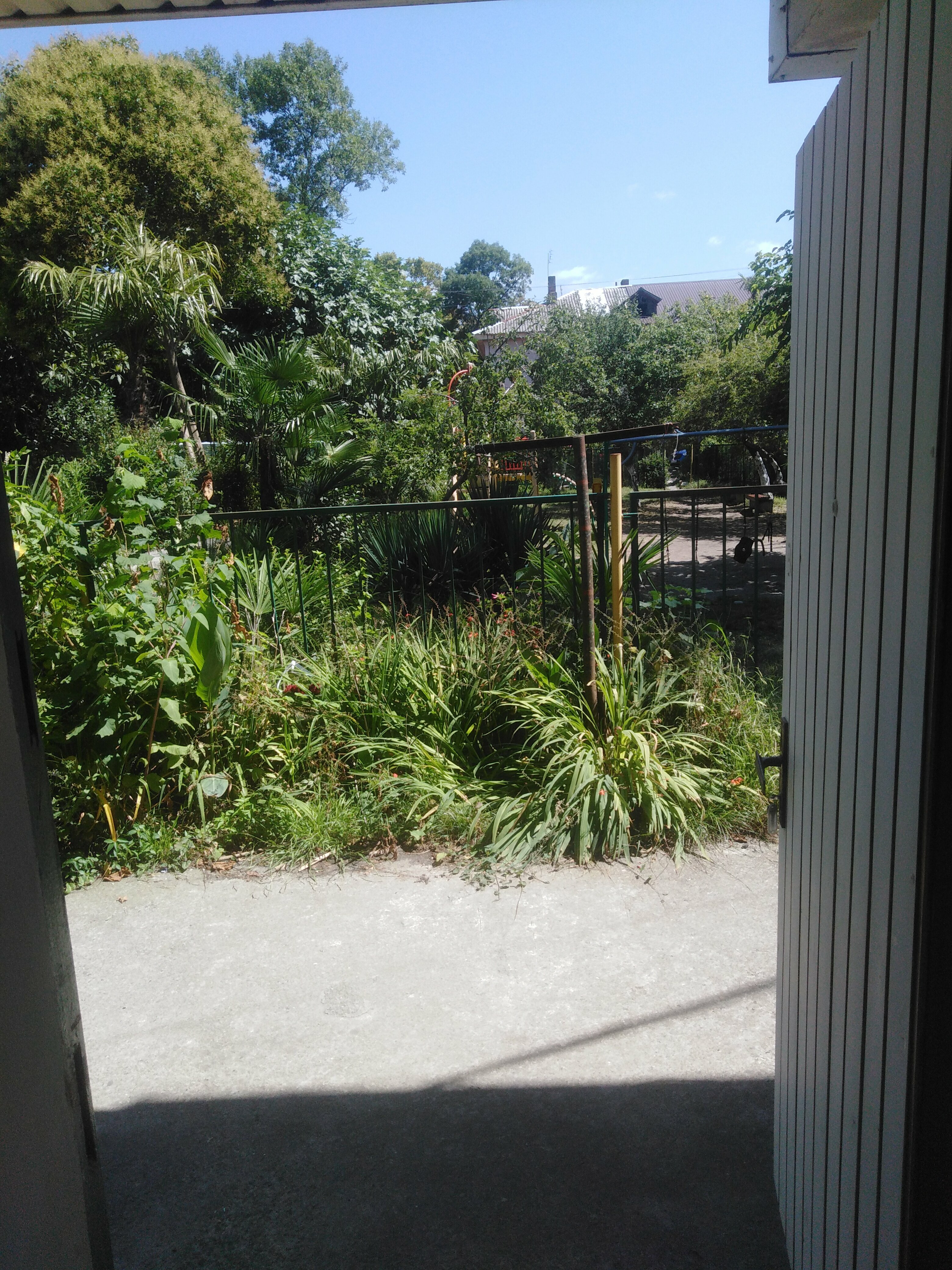 Трехместный номер с видом на сад