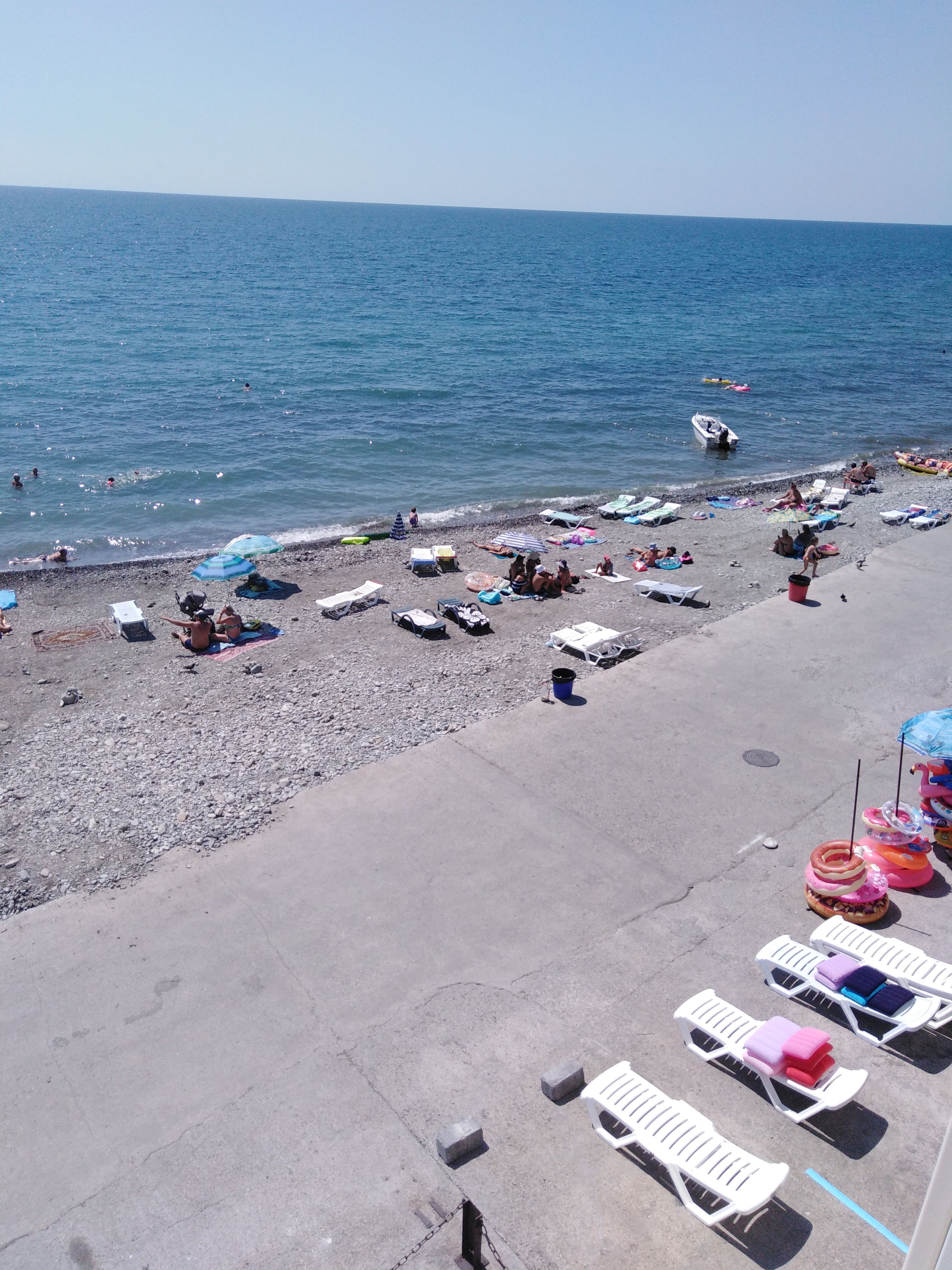 Двухместный номер Делюкс с 1 кроватью и балконом, вид на море