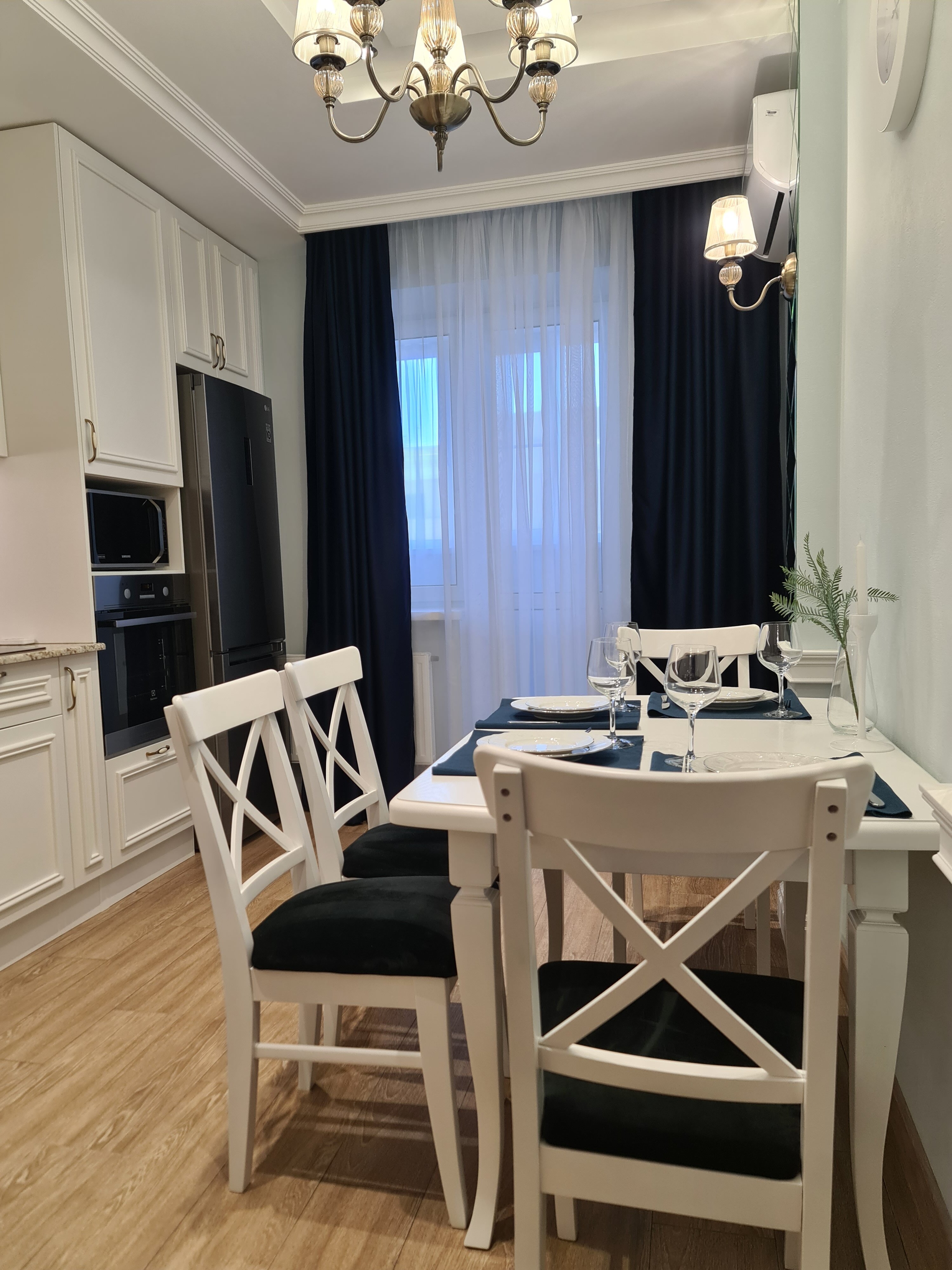 Апартаменты на 17 этаже с видом на город