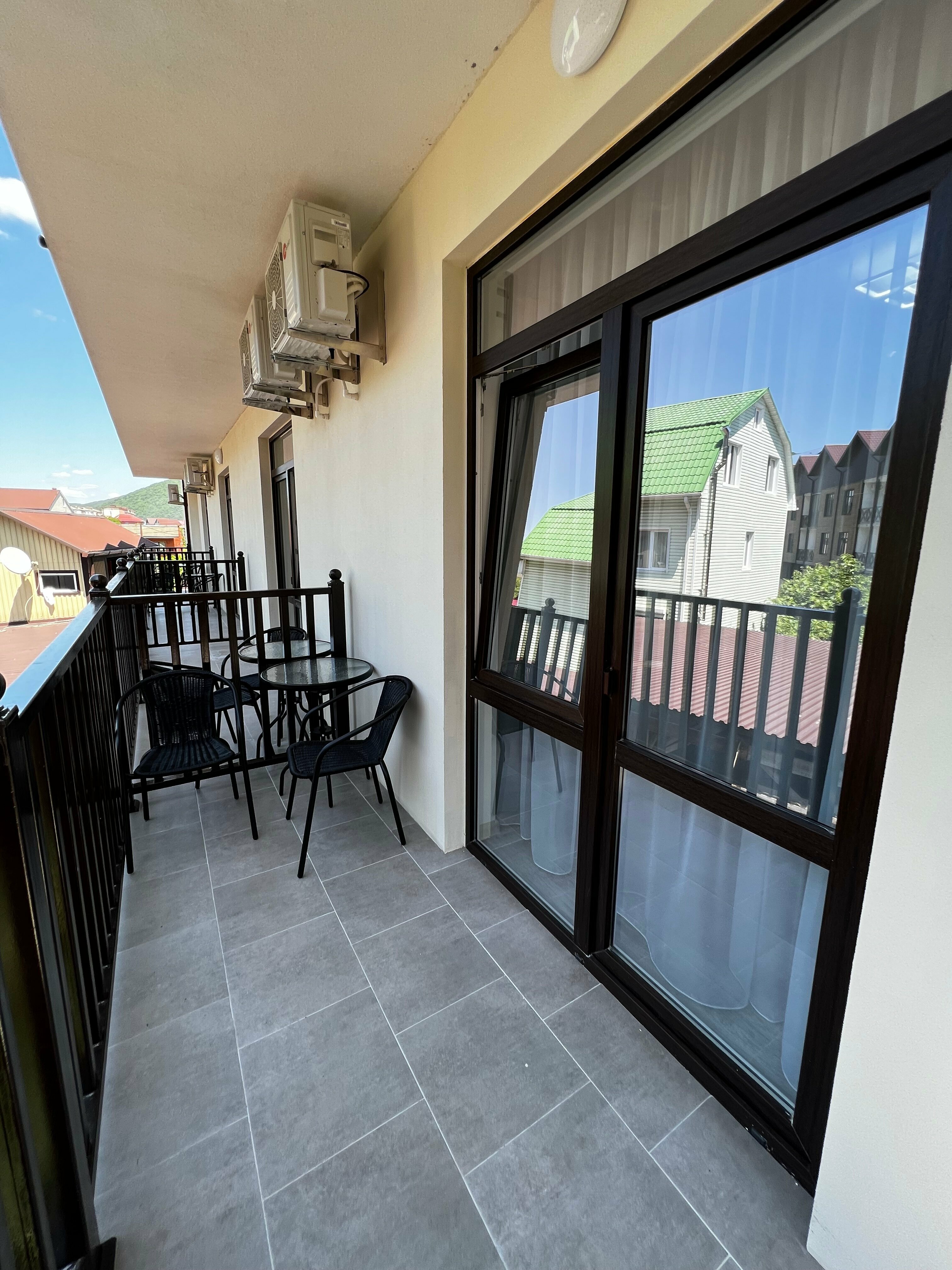 Двухместный номер с 1 кроватью и балконом