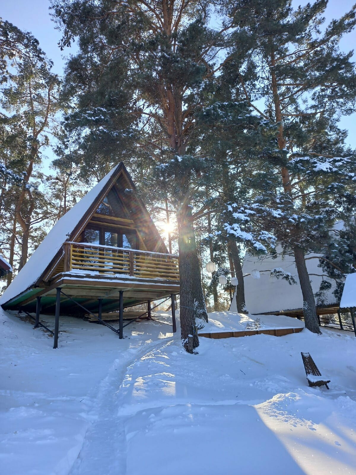 Двухуровневый четырехместный номер