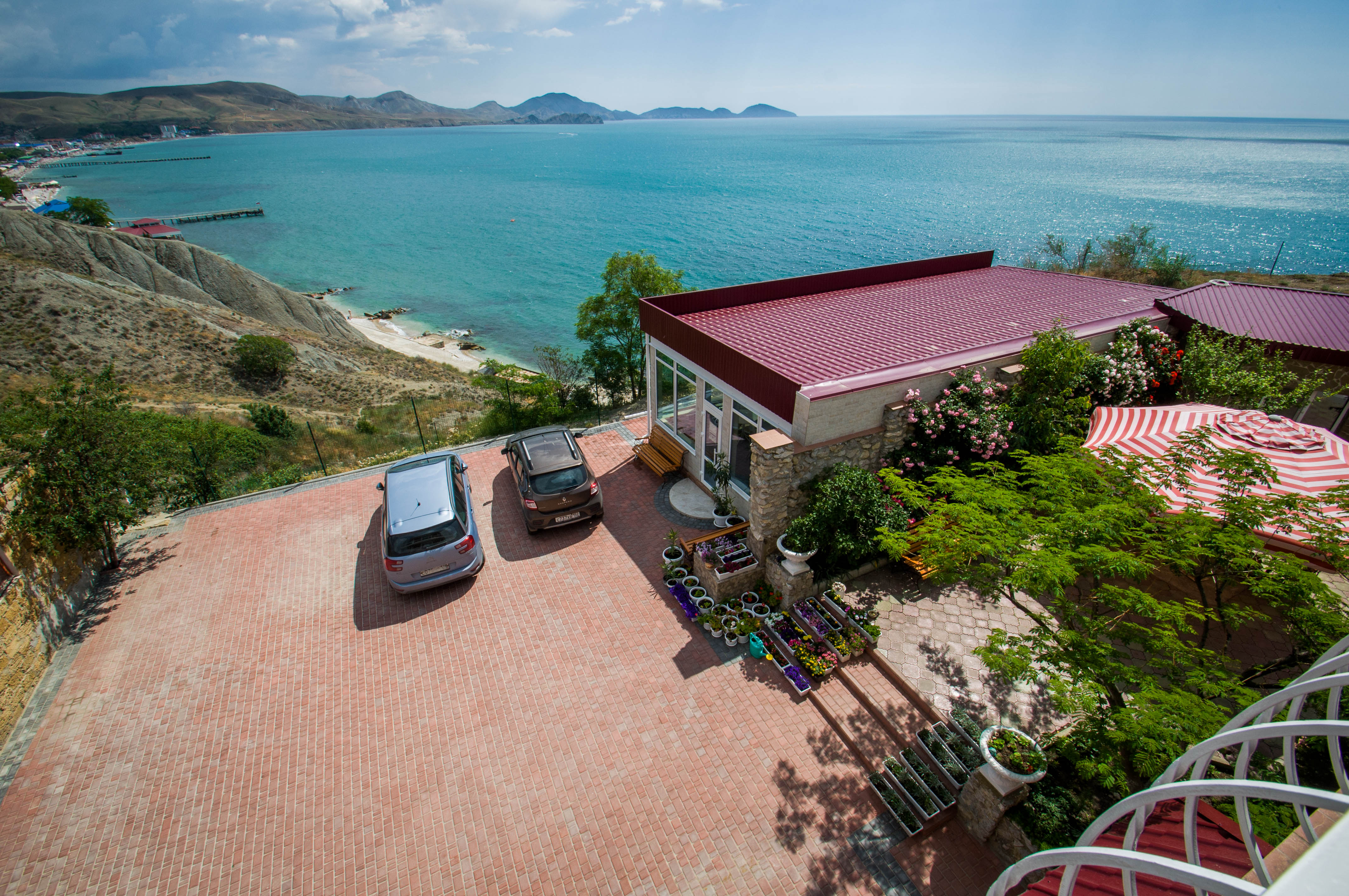 Двухместный номер Делюкс с 1 кроватью и балконом, вид на море