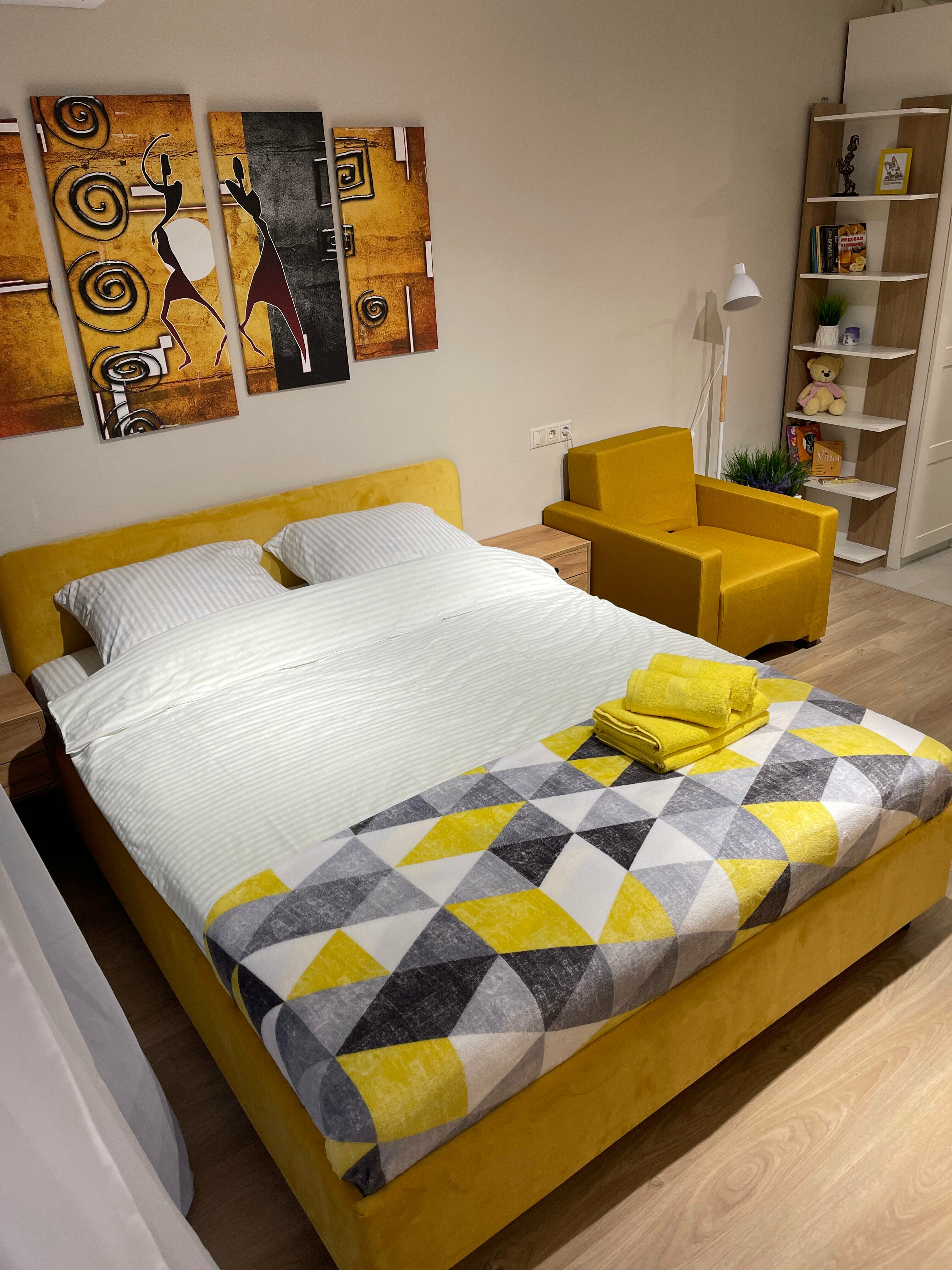 Трехместный номер с видом на город