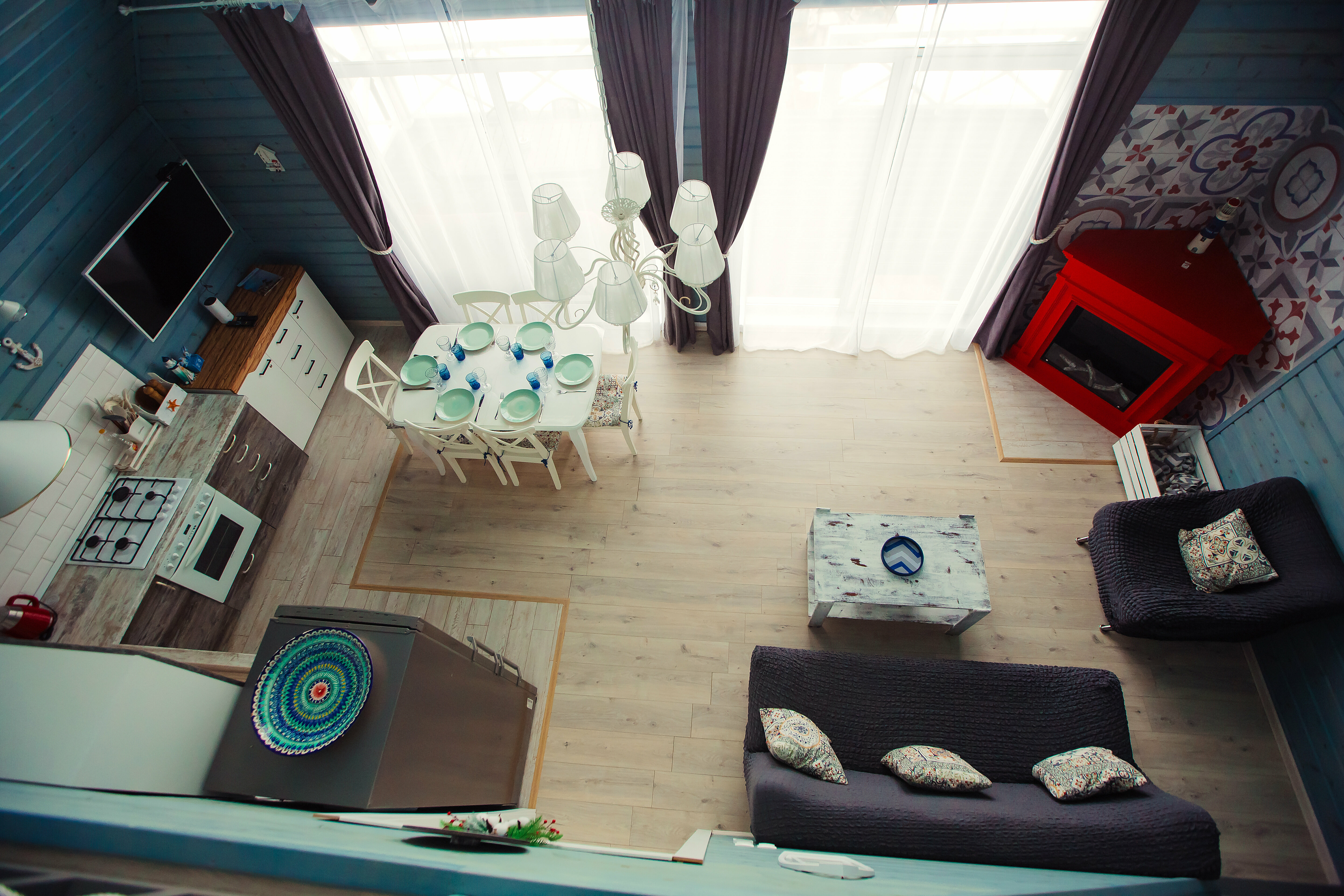 коттедж "Морской" с видом на озеро