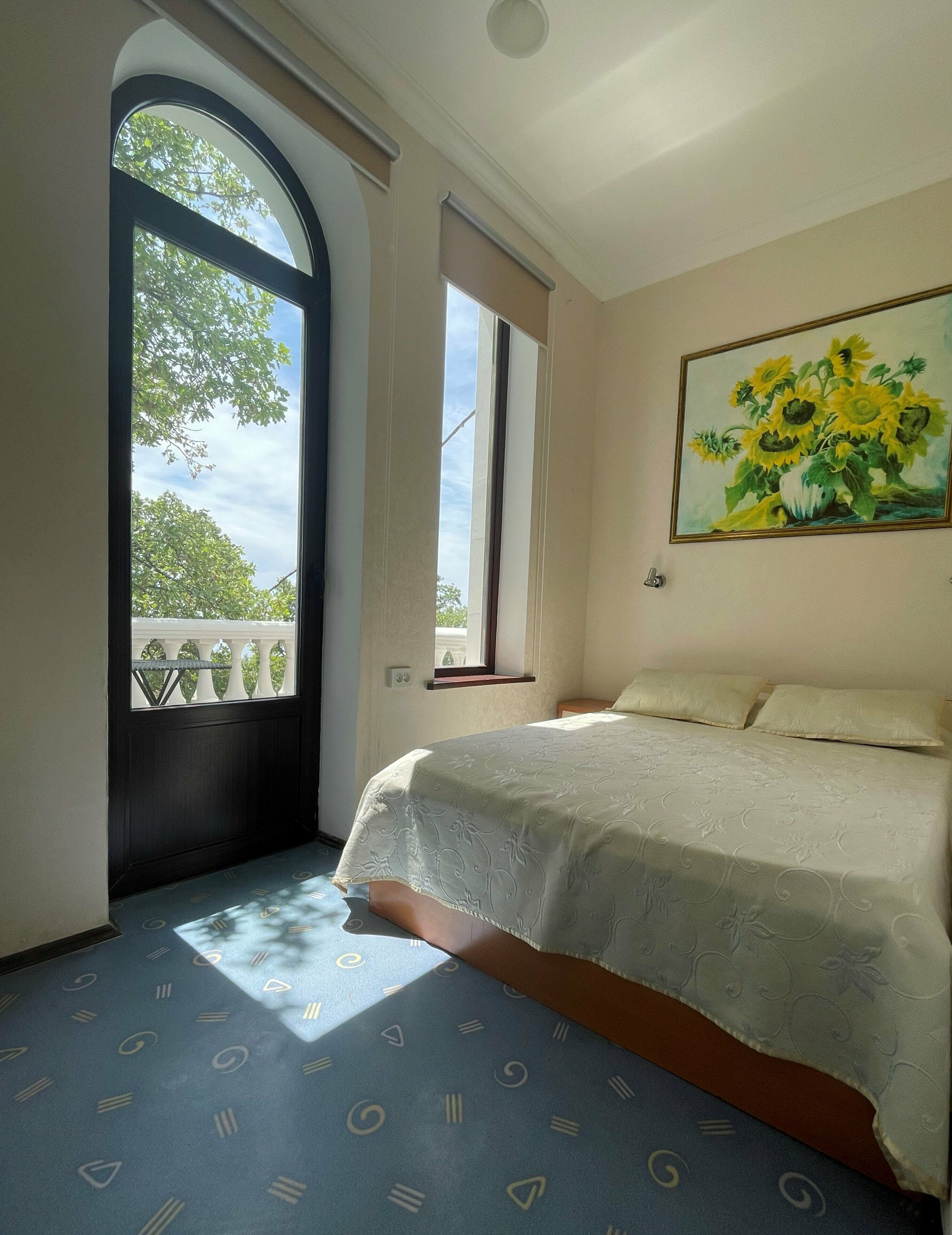 Двухместный номер с 1 кроватью и балконом