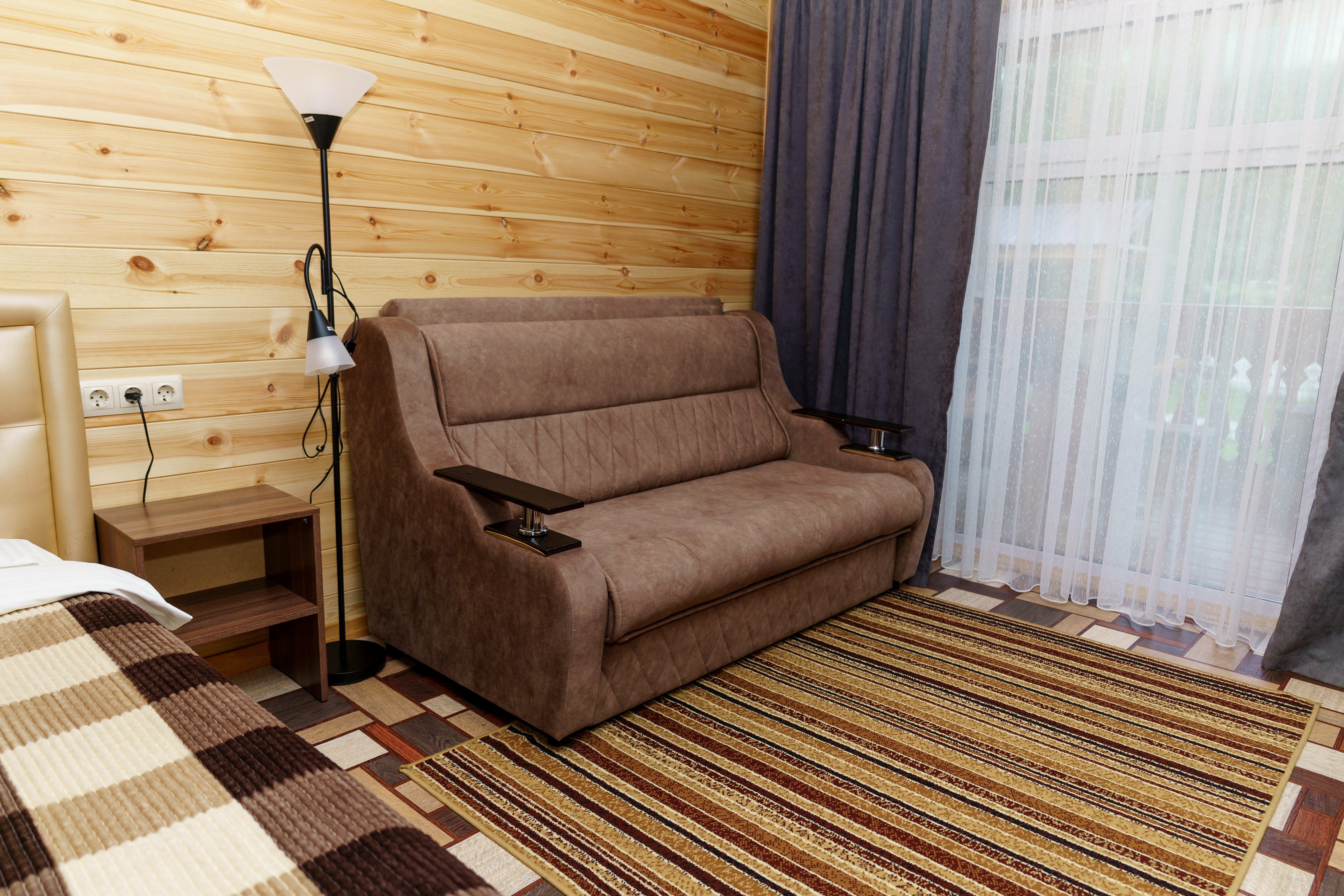 Двухместный номер с 1 кроватью и террасой