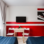 1-комнатные апартаменты студия с 2 односпальными кроватями в Home Like в городке Кубинка-1