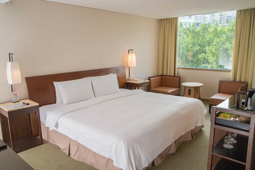 Стандартный двухместный номер с 1 двуспальной кроватью в Beitou SweetMe Hot Spring Resort