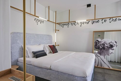 Двухместный номер «Делюкс» с 1 двуспальной кроватью в Thomais Boutique Hotel