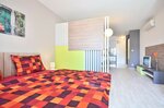 Студия, терраса, вид на бассейн в Bretia apartments & more