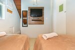 Quarto Twin Standard, 1 quarto Banheiro Compartilhado в Bamboo Rio Hostel