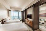 Люкс, 2 односпальные кровати, вид на залив в Conrad Tokyo