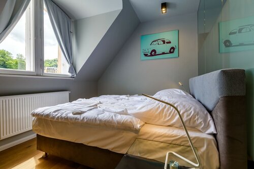 Апартаменты «Премиум», 1 спальня, мини-кухня, вид на реку (40 sqm) в Apartments Bohemia Rhapsody