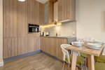 Апартаменты «Комфорт», 1 спальня, балкон, вид на внутренний двор в Live & Travel Apartments