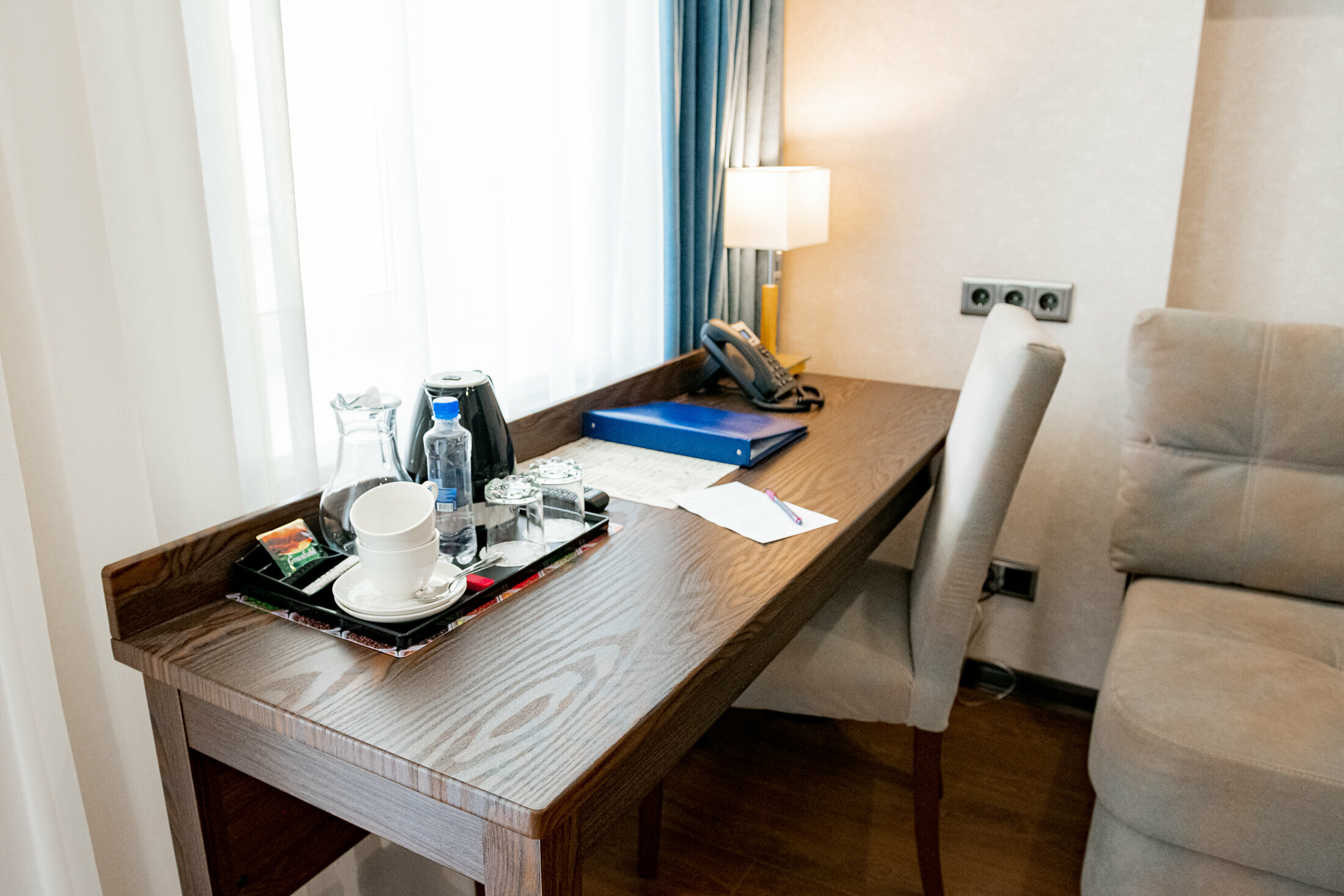 Улучшенный двухместный номер с 1 кроватью или 2 отдельными кроватями, вид на город