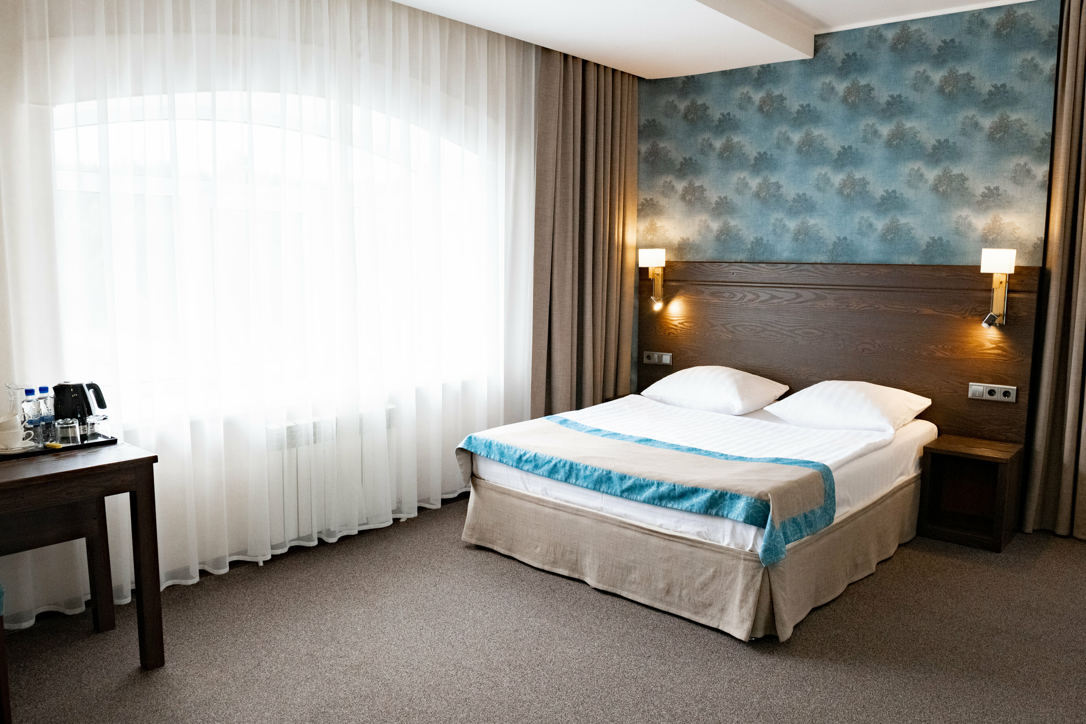 Улучшенный номер с кроватью размера «queen-size»