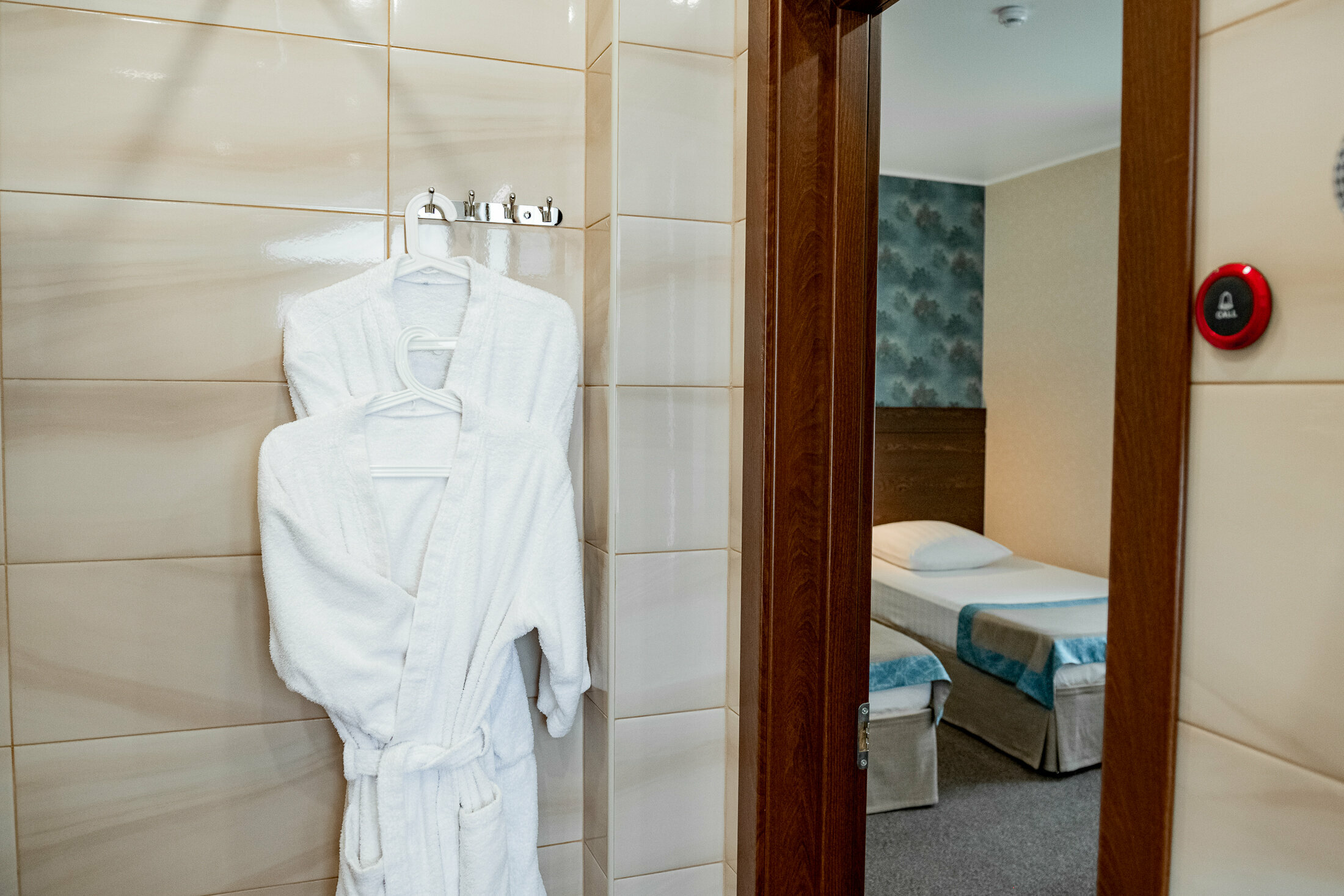 Двухместный номер с 2 отдельными кроватями и душем